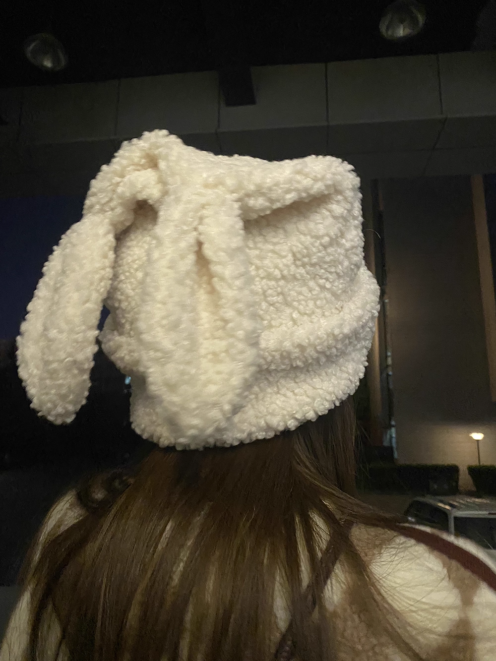 Momonana Bunny-eared hat with snap-on ears(3colors)