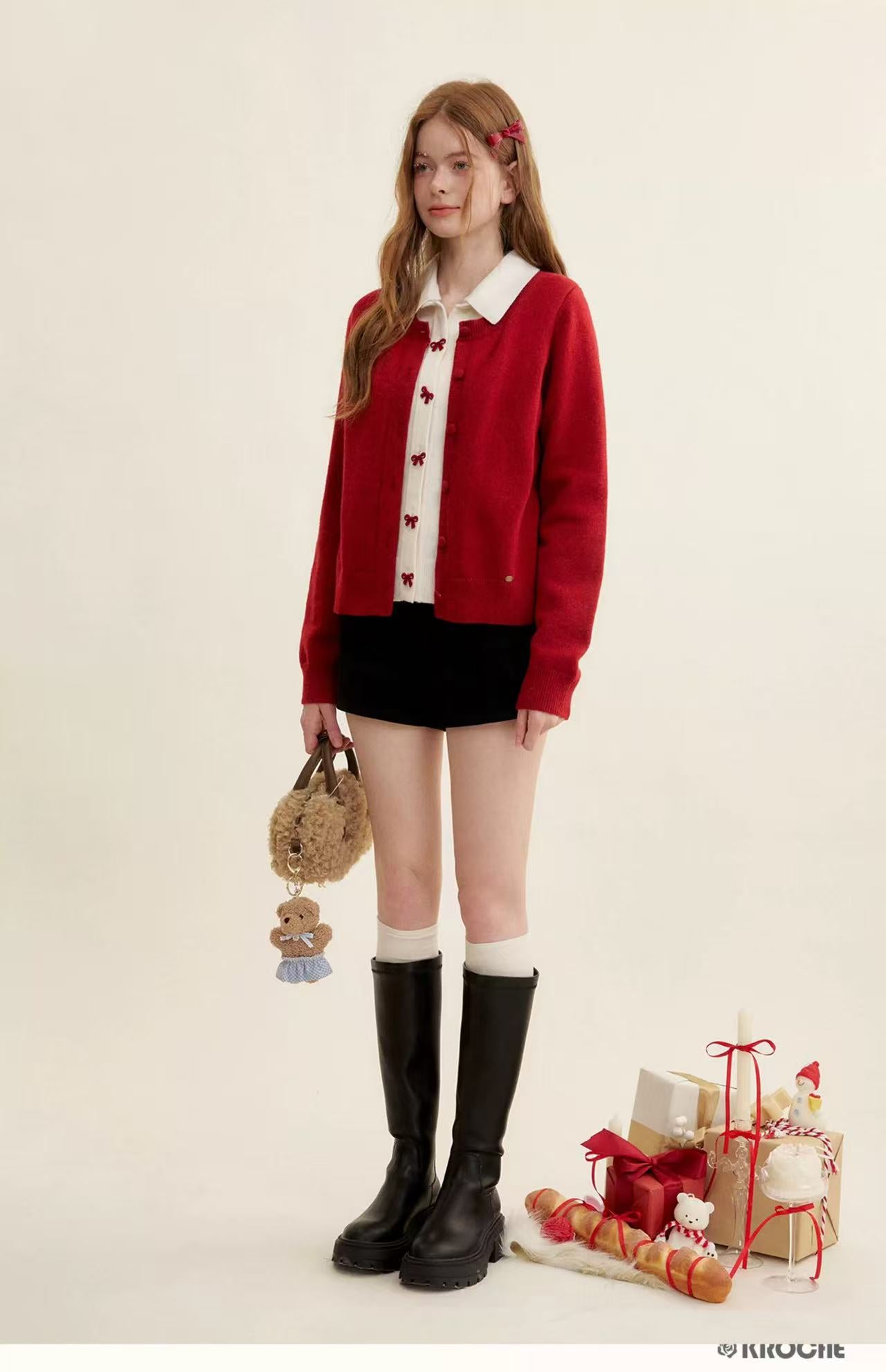 Kroche Wool blend knitted sweater