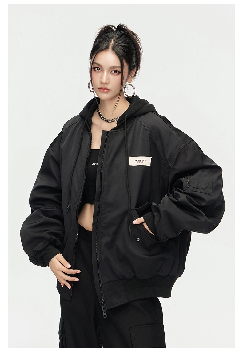 Arden Code AD01-094 Padded Hooded Jacket(2color)