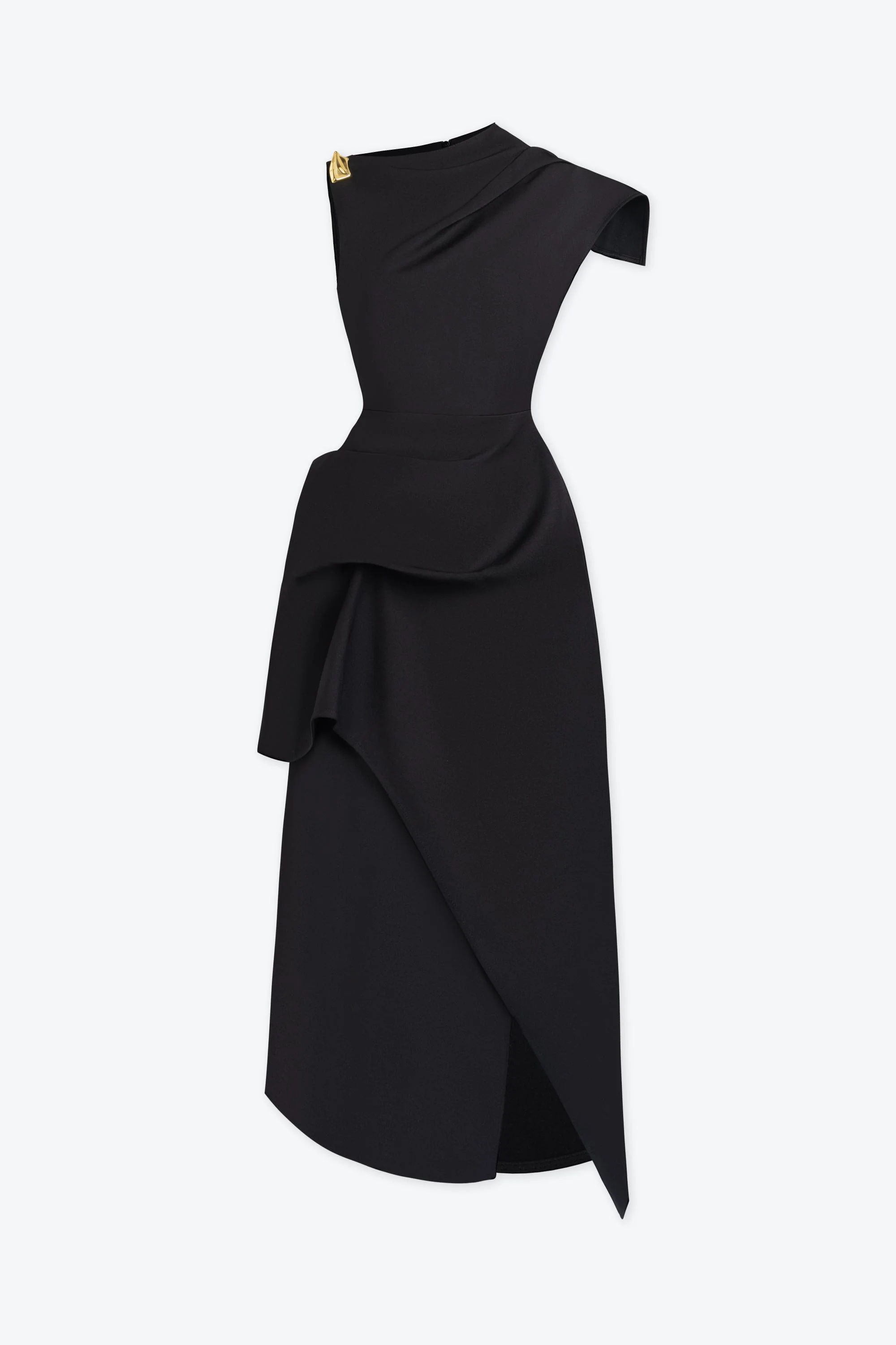 BYDENIO Calla Asymmetric Midi Dress