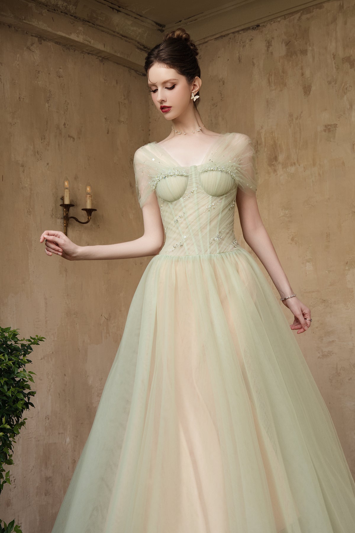 Calista MIRELLE Off-shoulder Maxi Dress