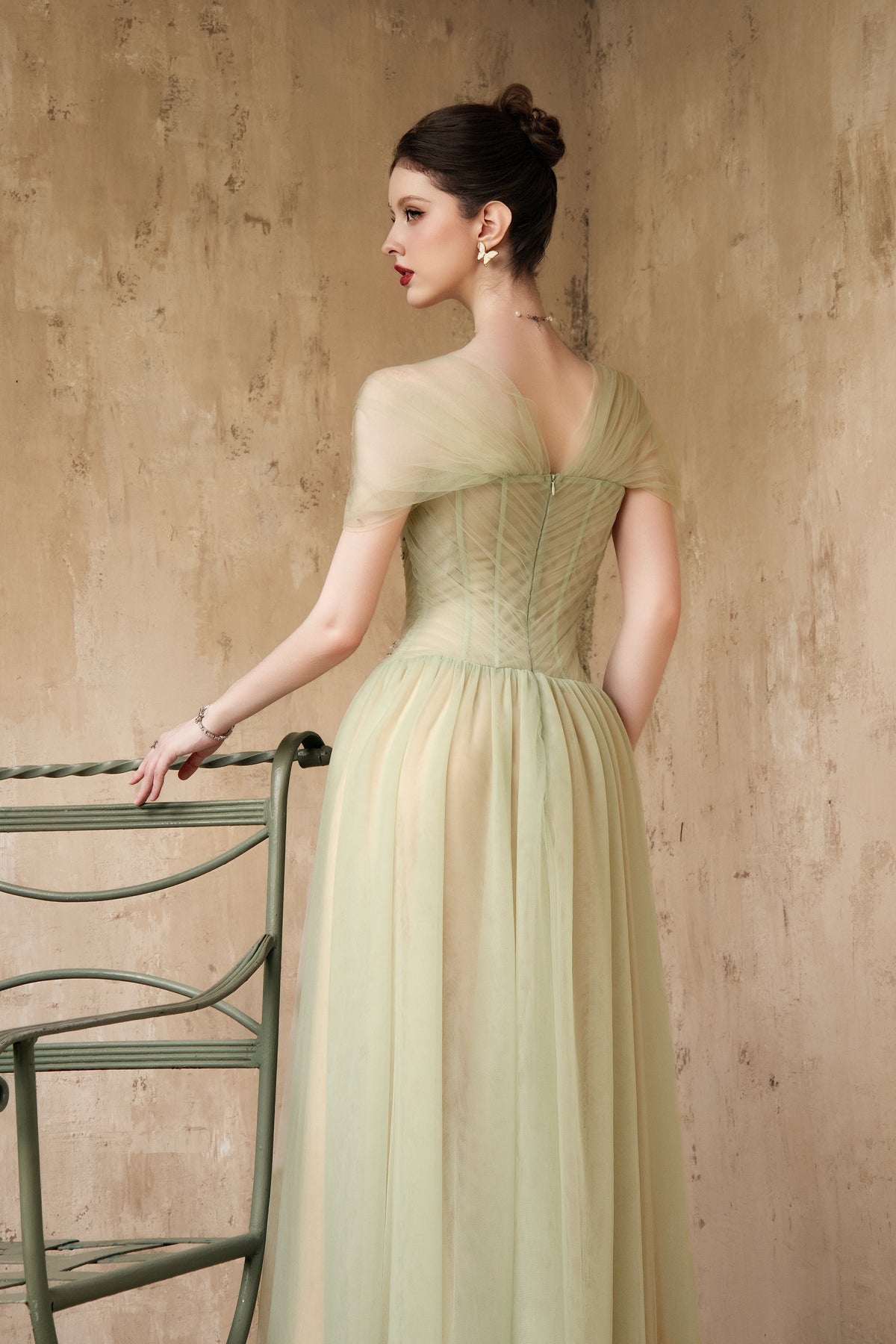 Calista MIRELLE Off-shoulder Maxi Dress