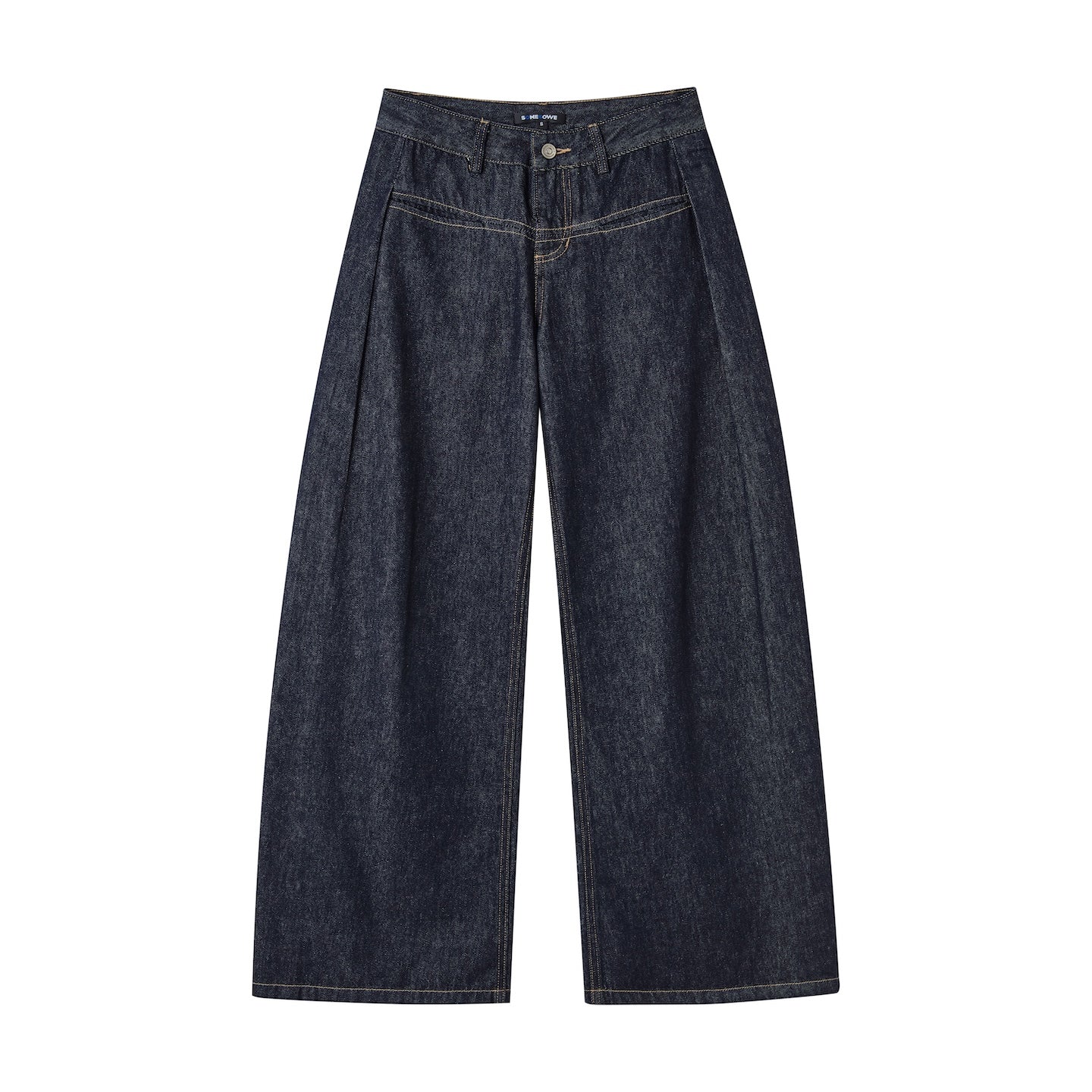 SOMESOWE S2508241 Original color denim pleated pants