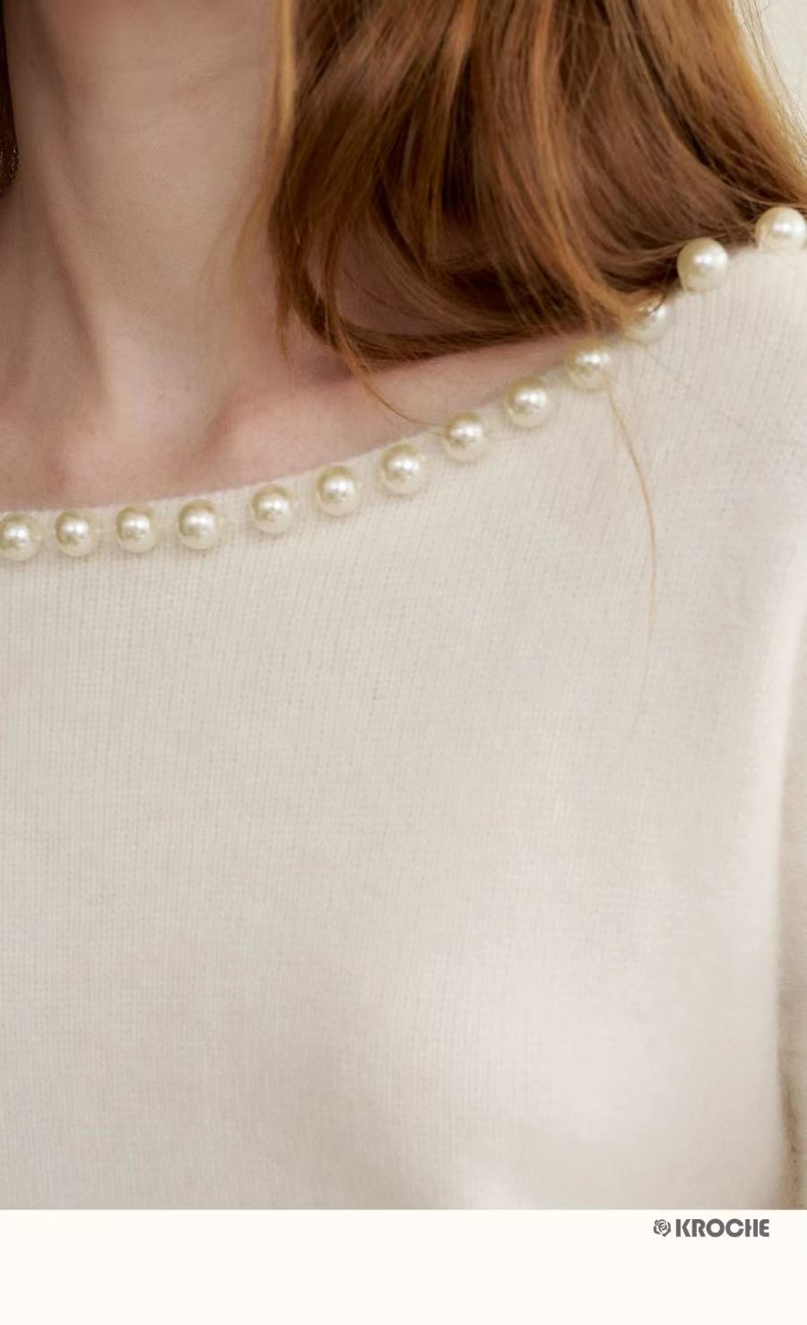 Kroche Pearl wool knitted sweater