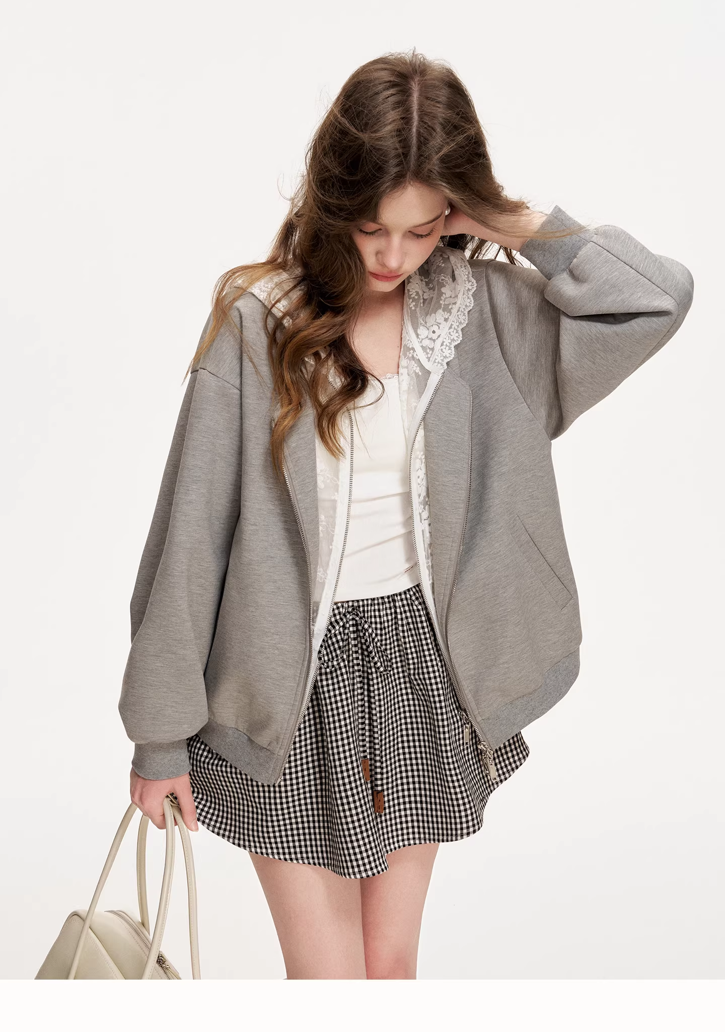 Kroche KVA7009 Zipper sweatshirt jacket