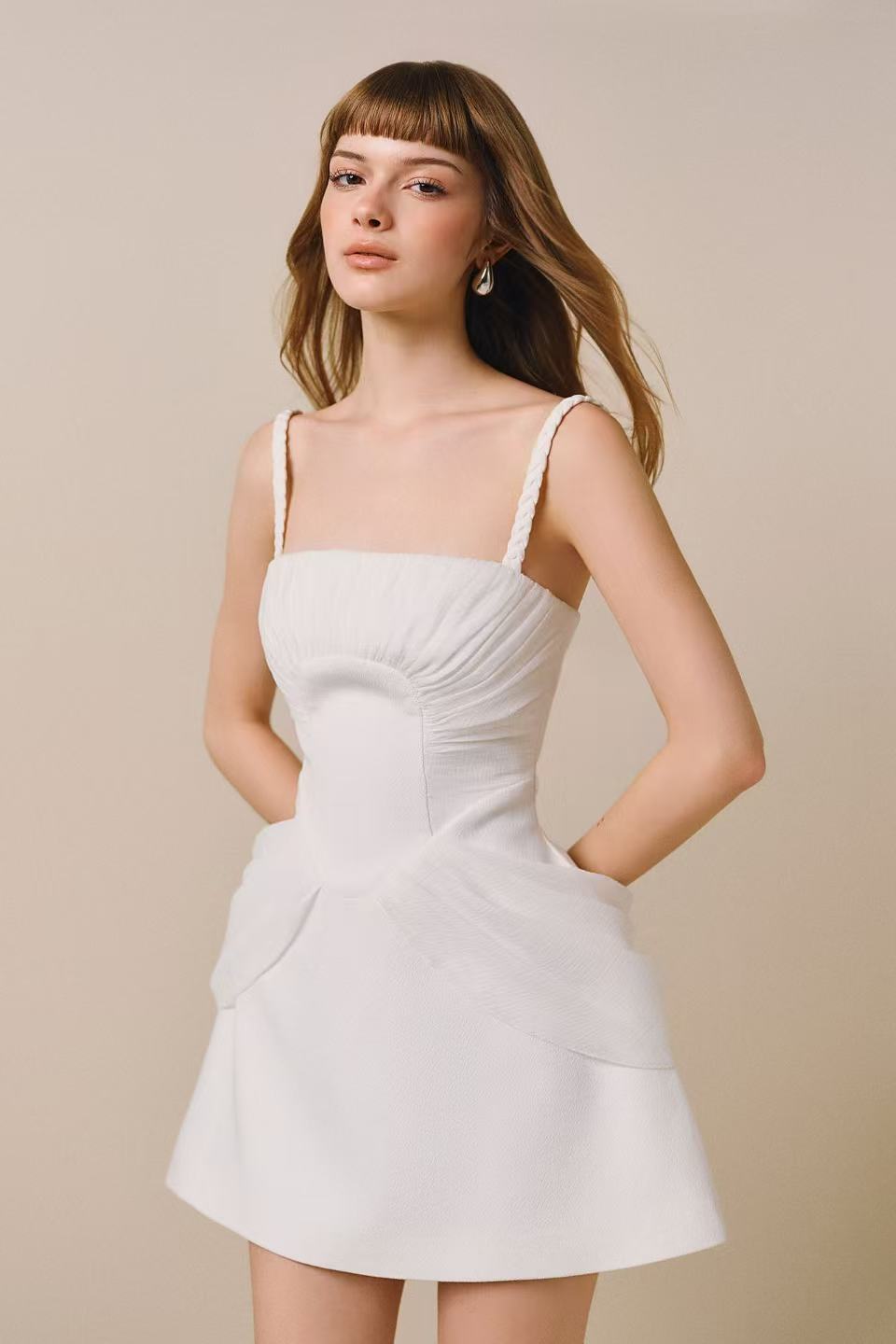 CICI SIMONE Mini Dress + Cape