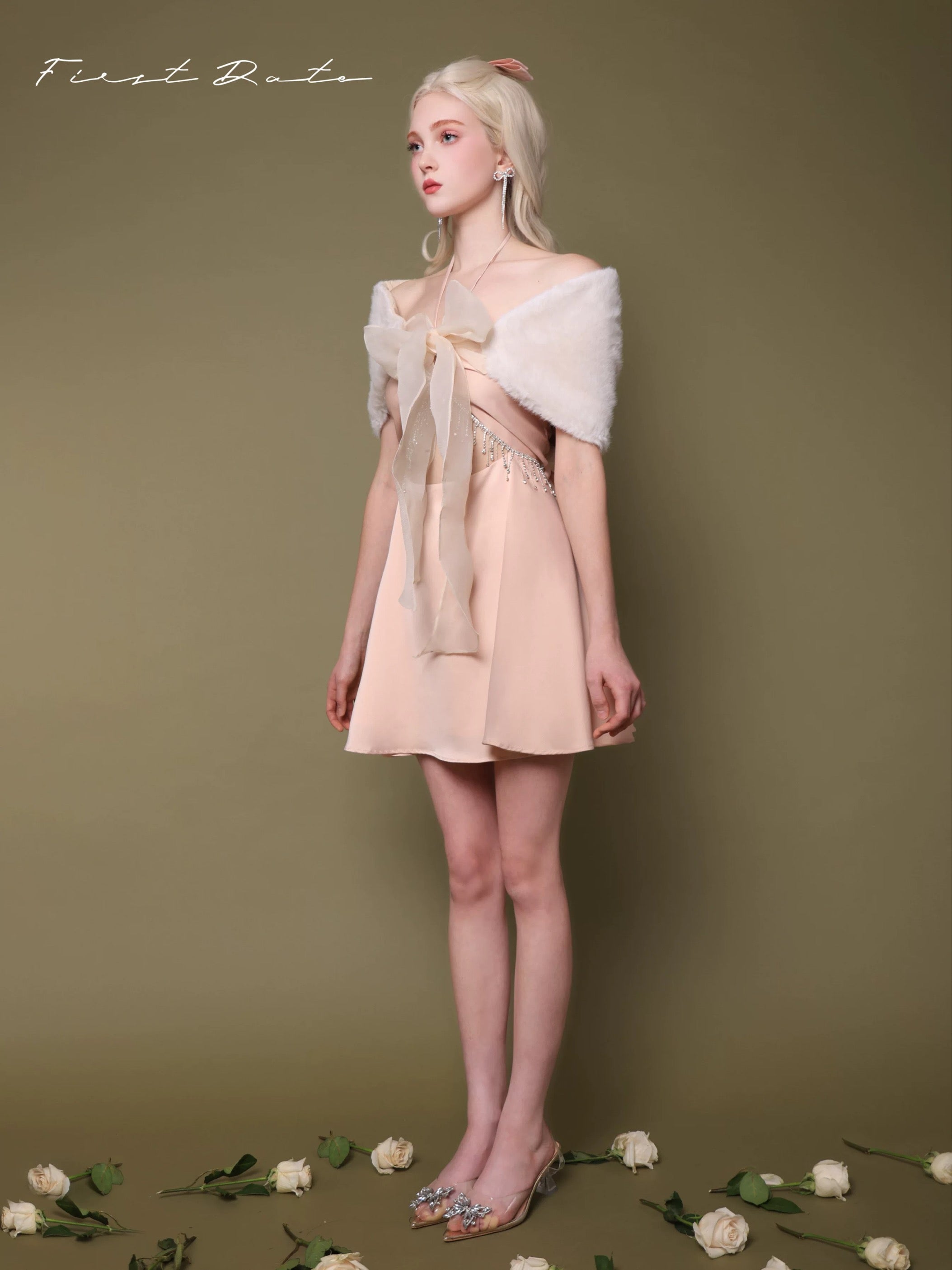First Date Grace Dress & Snow Cape