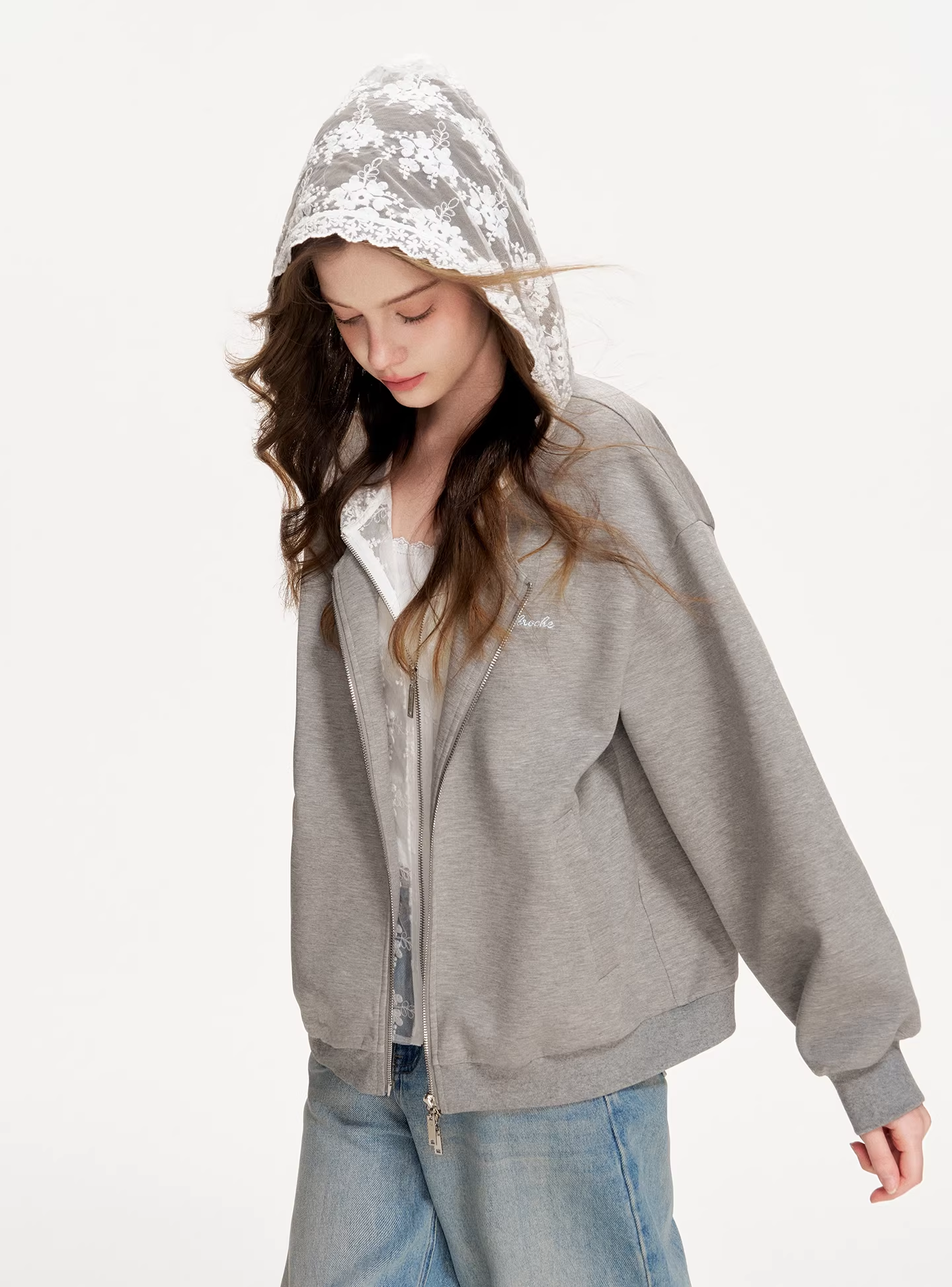 Kroche KVA7009 Zipper sweatshirt jacket