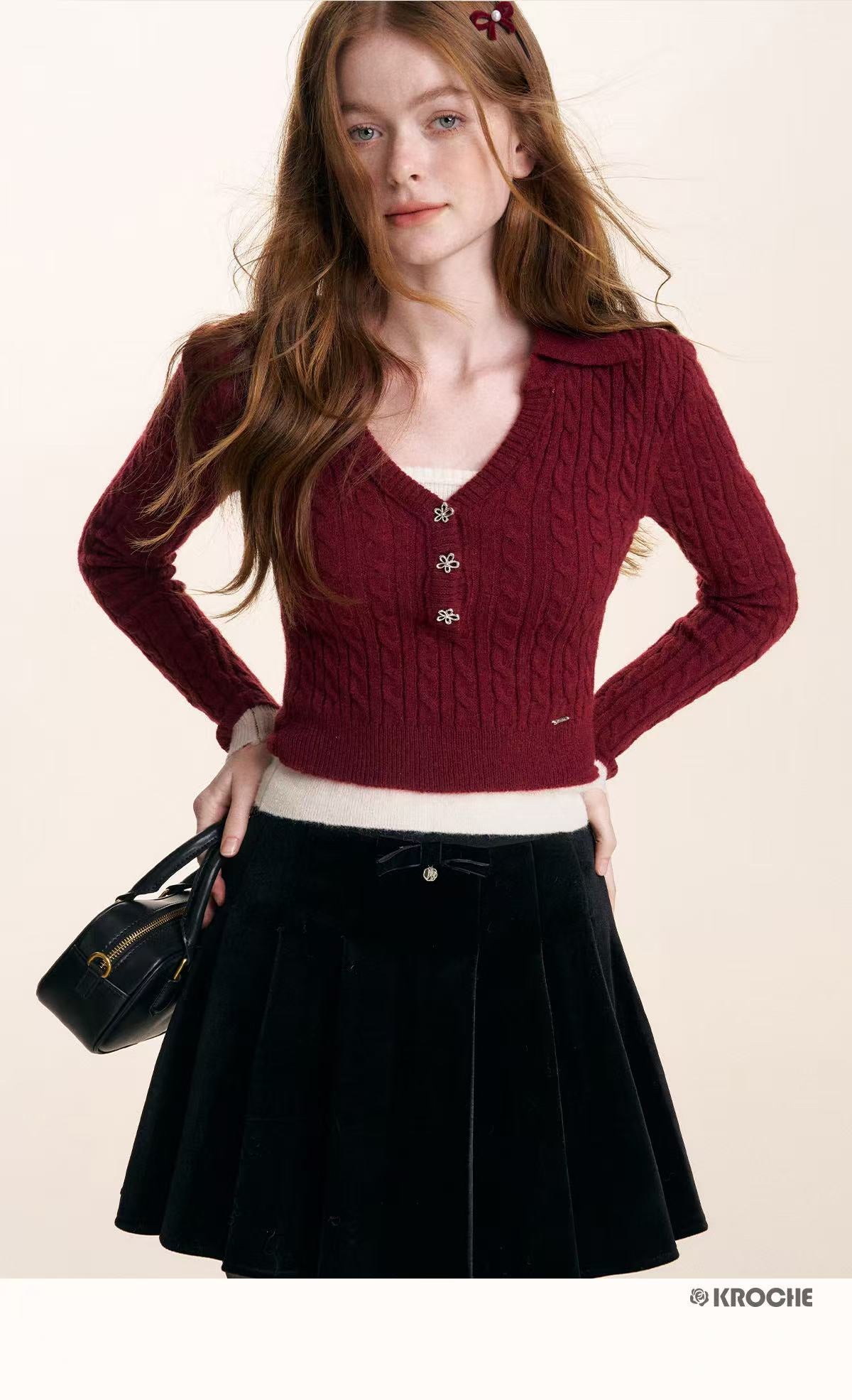 Kroche Fake two knitted base shirts