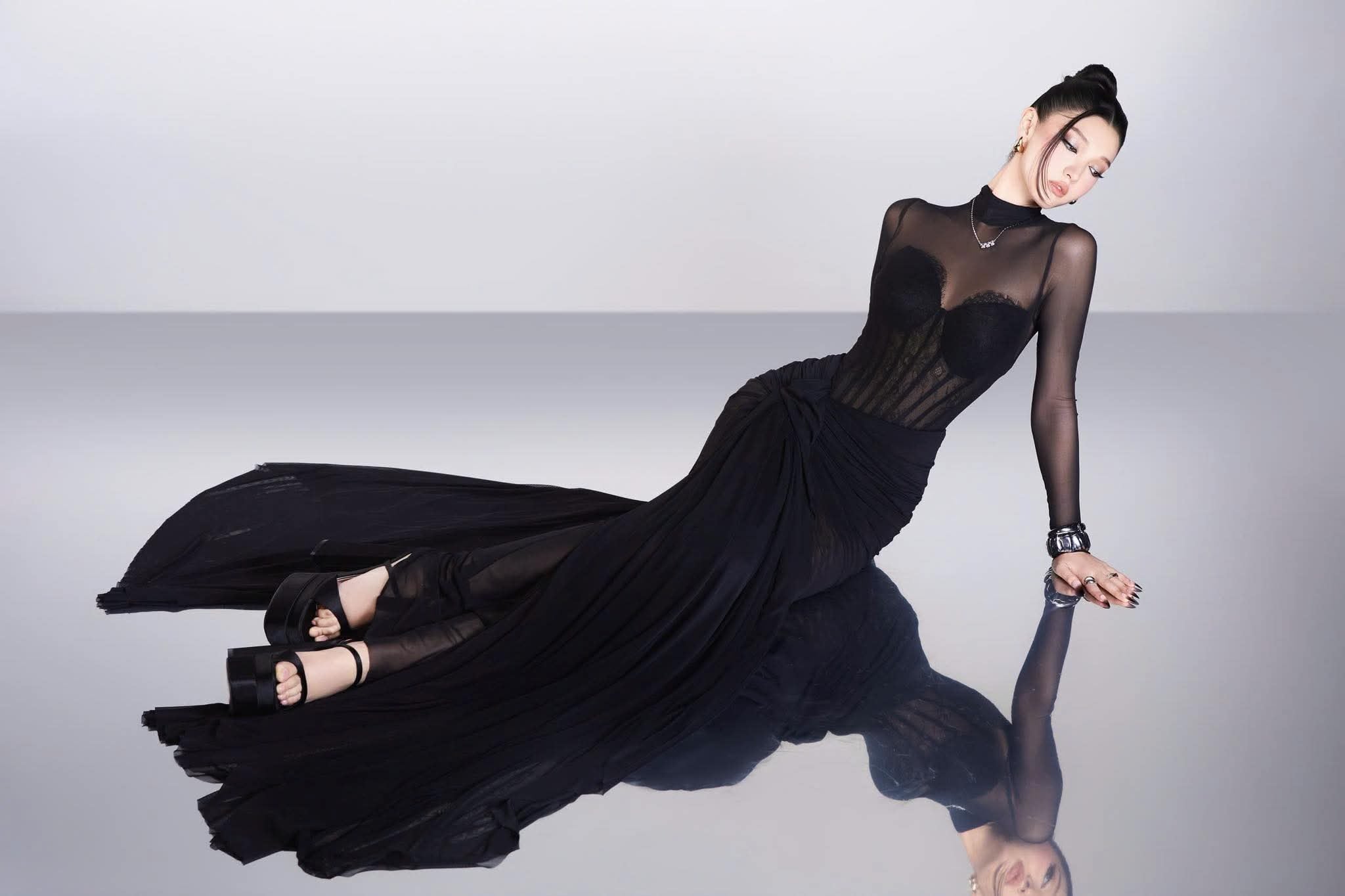 Bandage Dress Corset slit fishtail dress