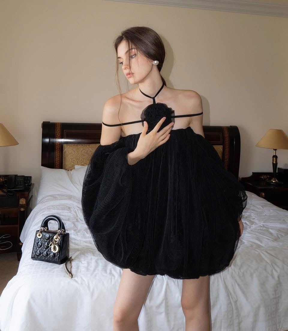 OIA Soraya Top & Shorts inside-black