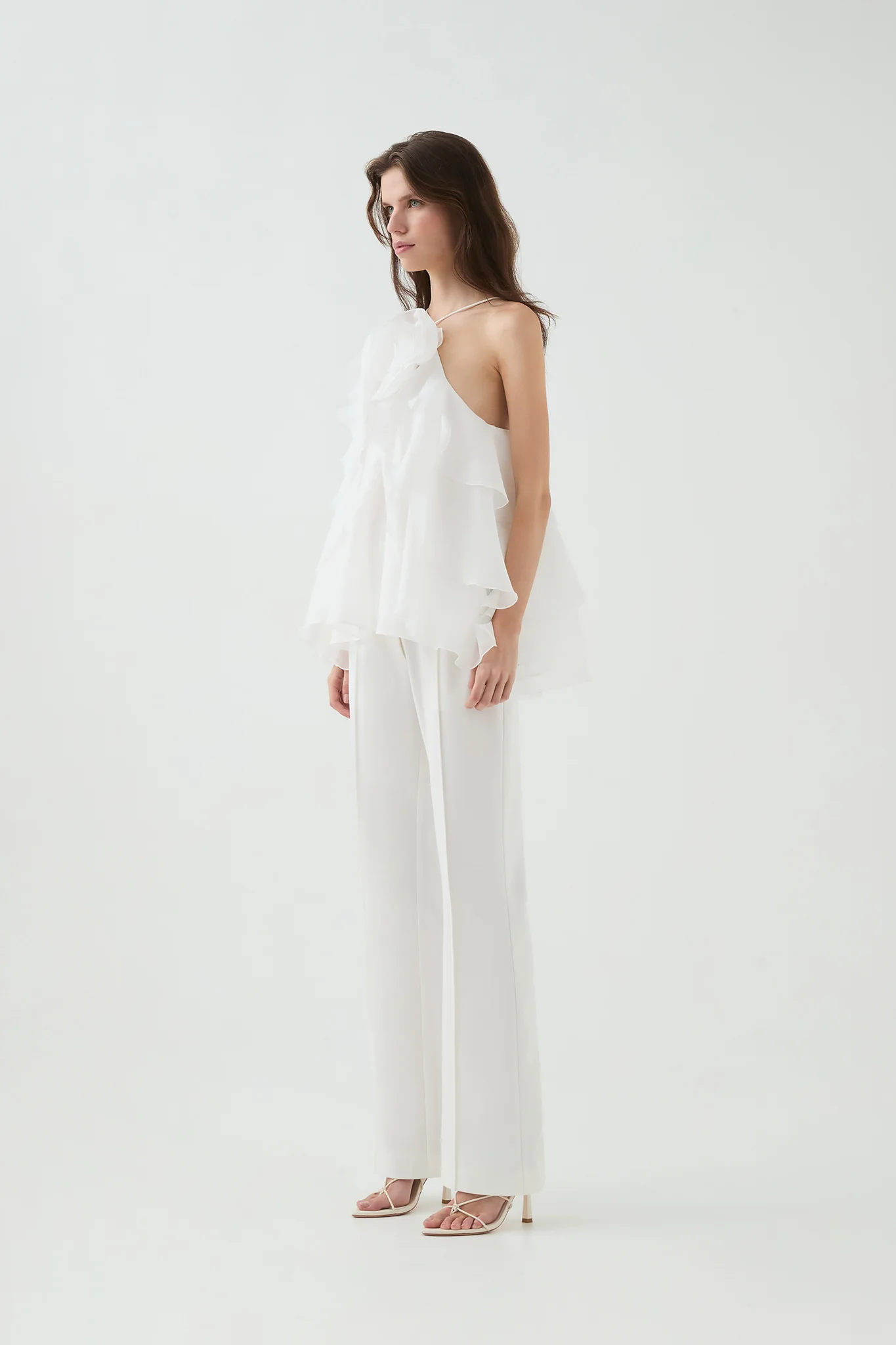 Aje Pandorea Layered Top (Ivory)