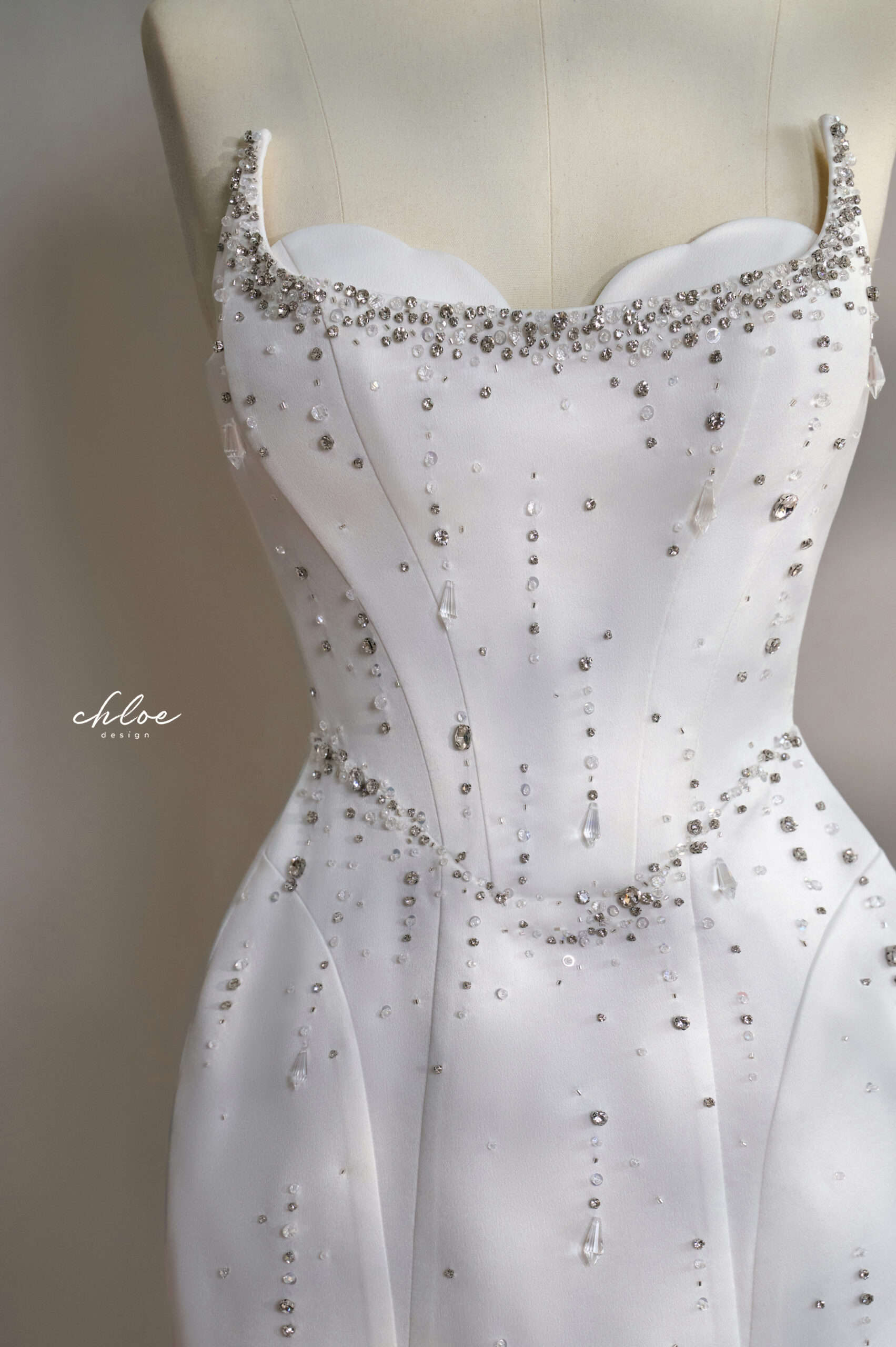 Clava Maison Allecra Crystal 25 Custom Made Dress