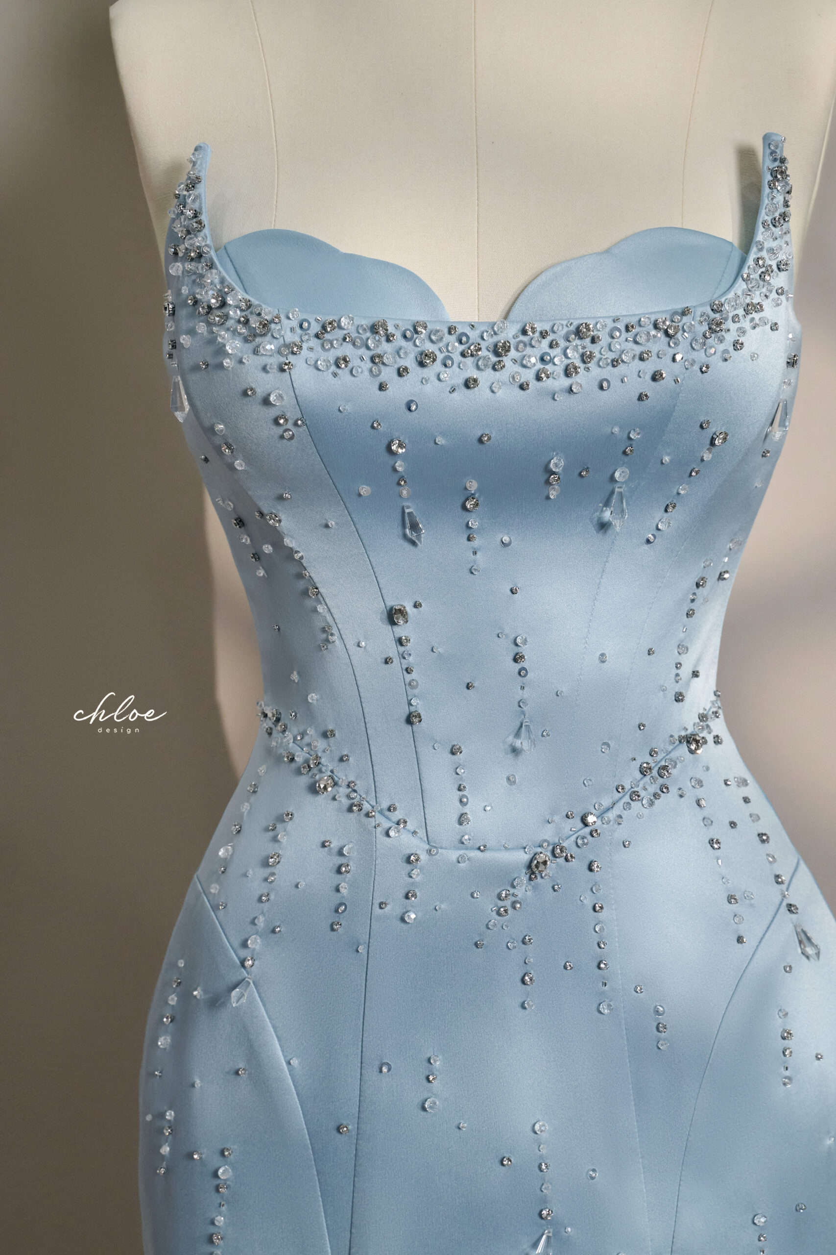 Clava Maison Allecra Crystal 25 Custom Made Dress