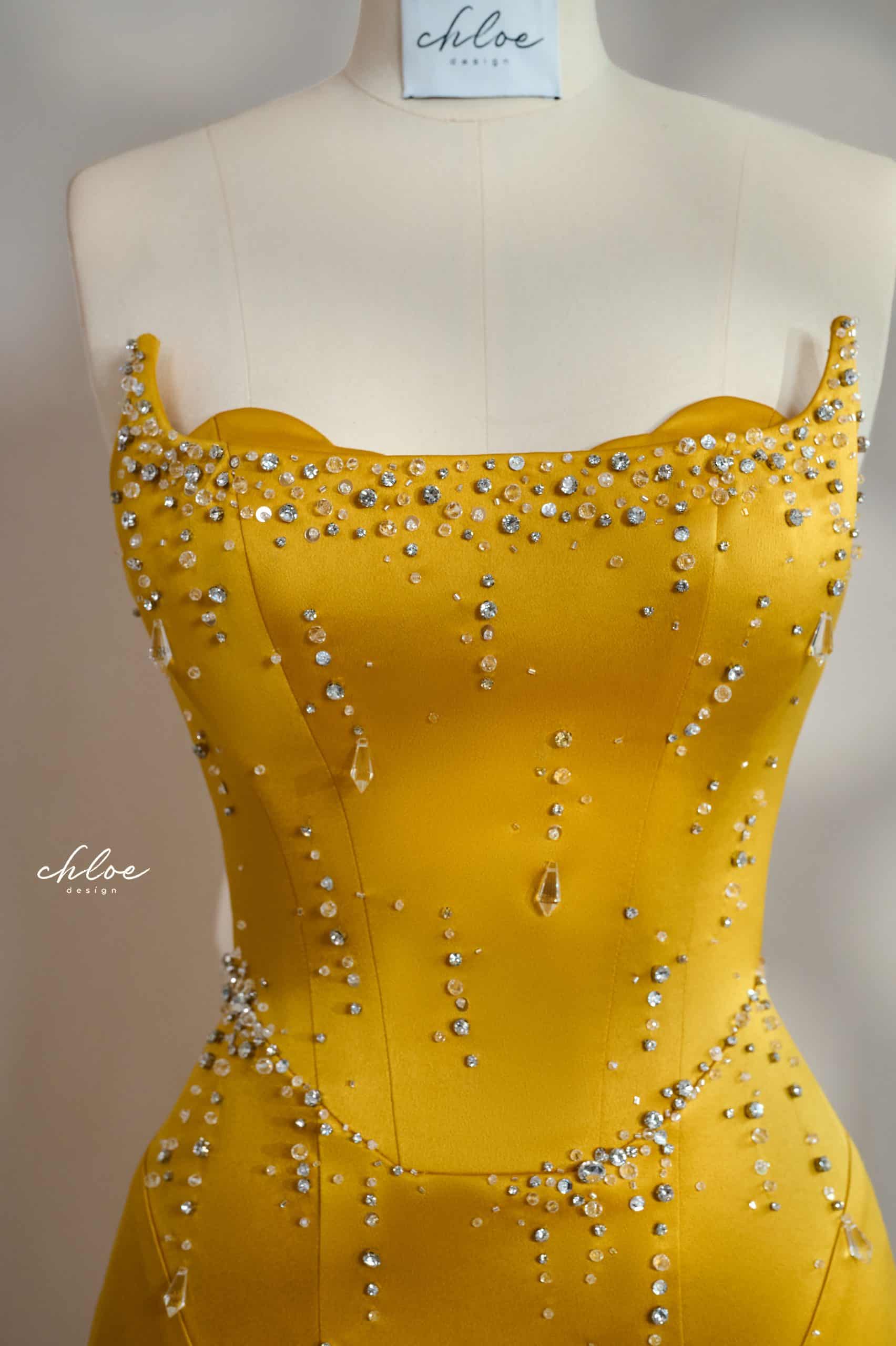 Clava Maison Allecra Crystal 25 Custom Made Dress