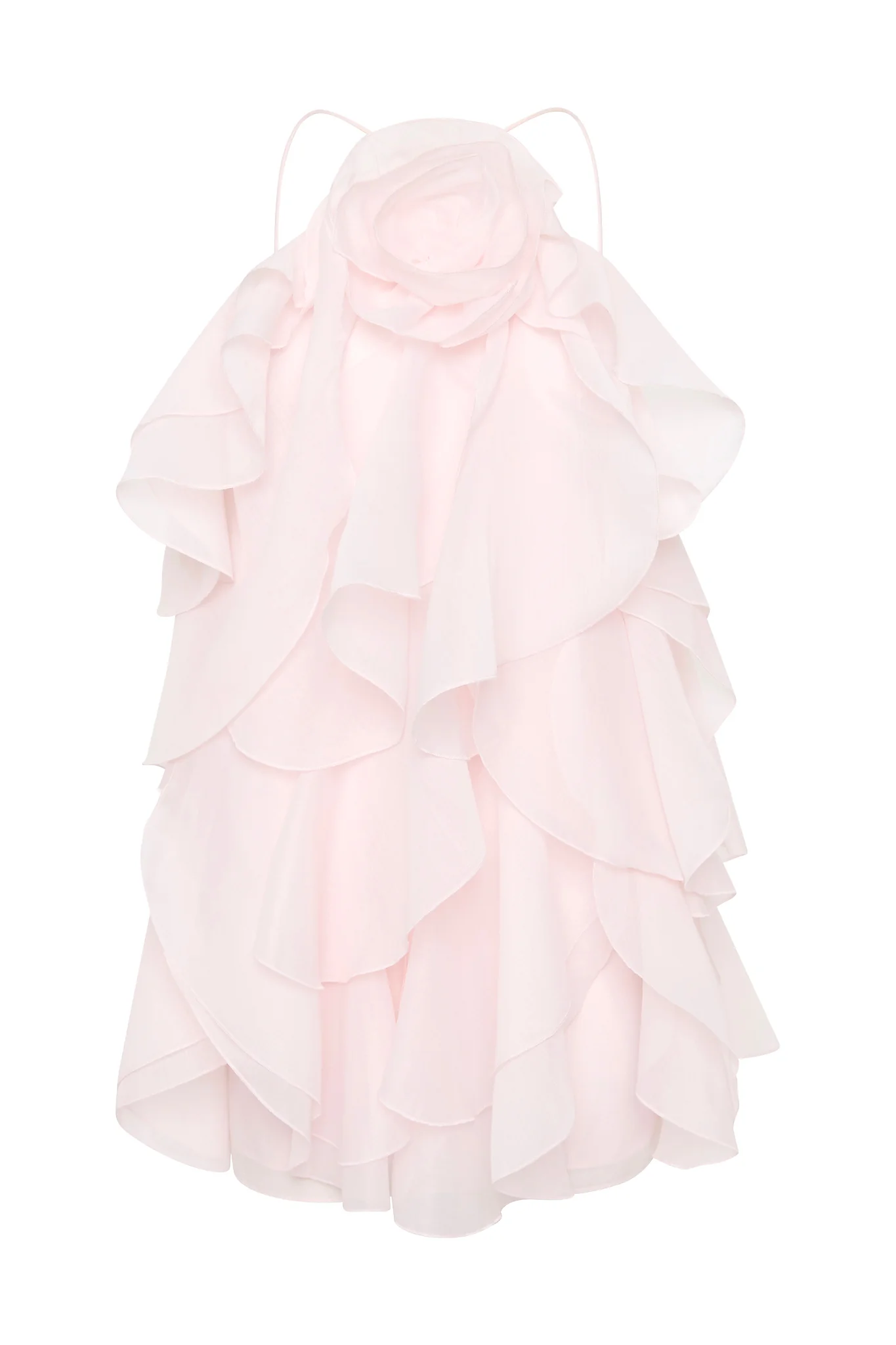 Aje Pandorea Layered Mini Dress(Pastel pink)