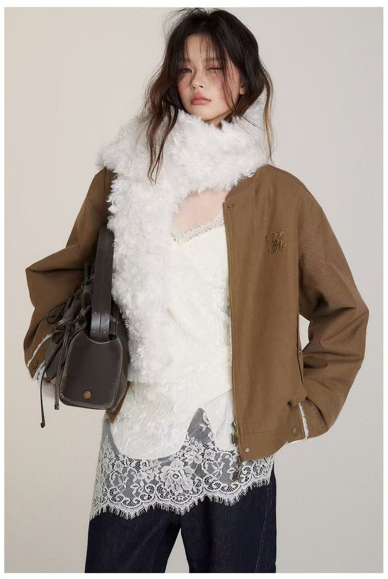 VIA PITTI V24DC200 Scarf detachable jacket