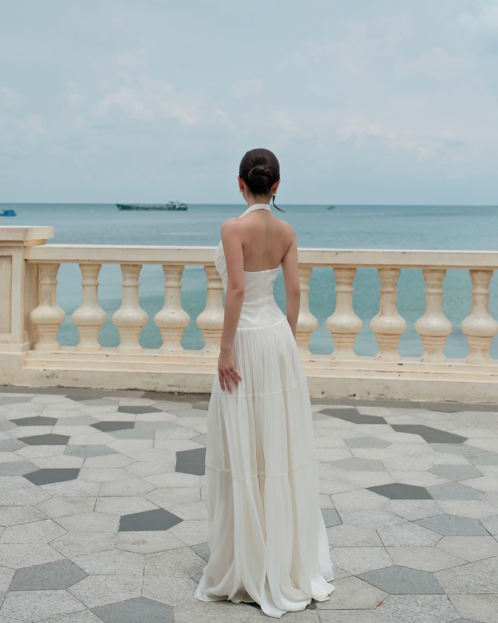 Lovelyn Odette Plissé Gown(2color)