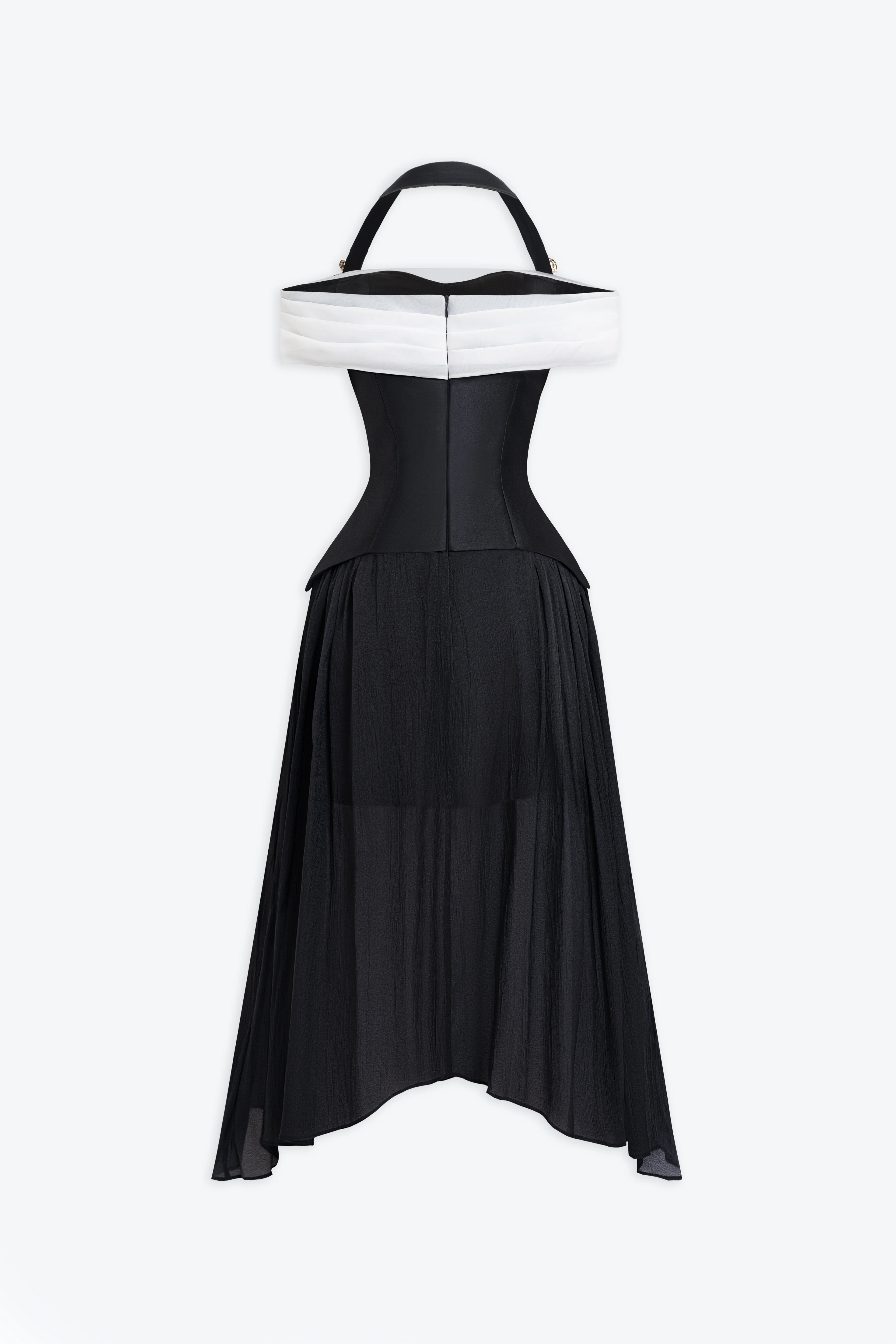 BYDENIO Jumia Halter Strap Mullet Midi Dress