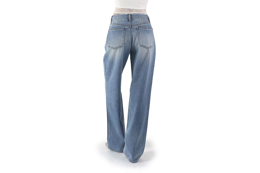 Guse Soft Unwashed Denim Trousers