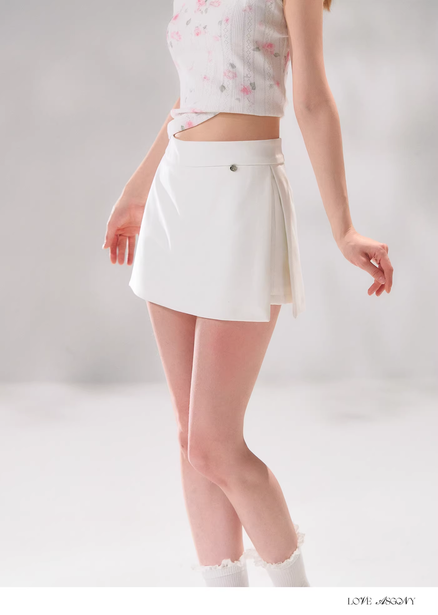 AsGony ASG26088 Tailored suit skirt