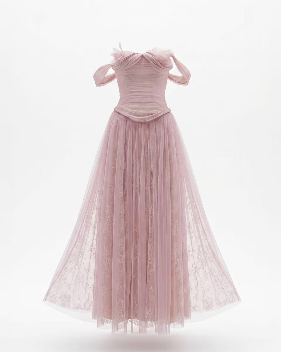 Lovelyn Rosalie Draped Gown