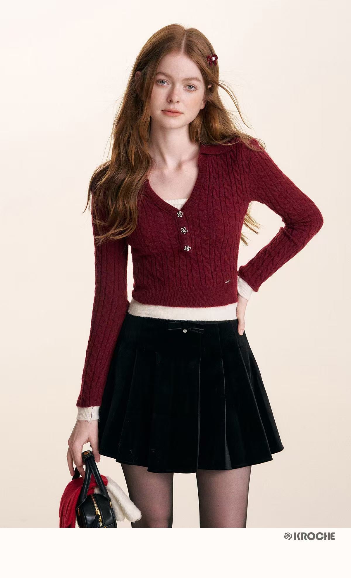 Kroche Fake two knitted base shirts