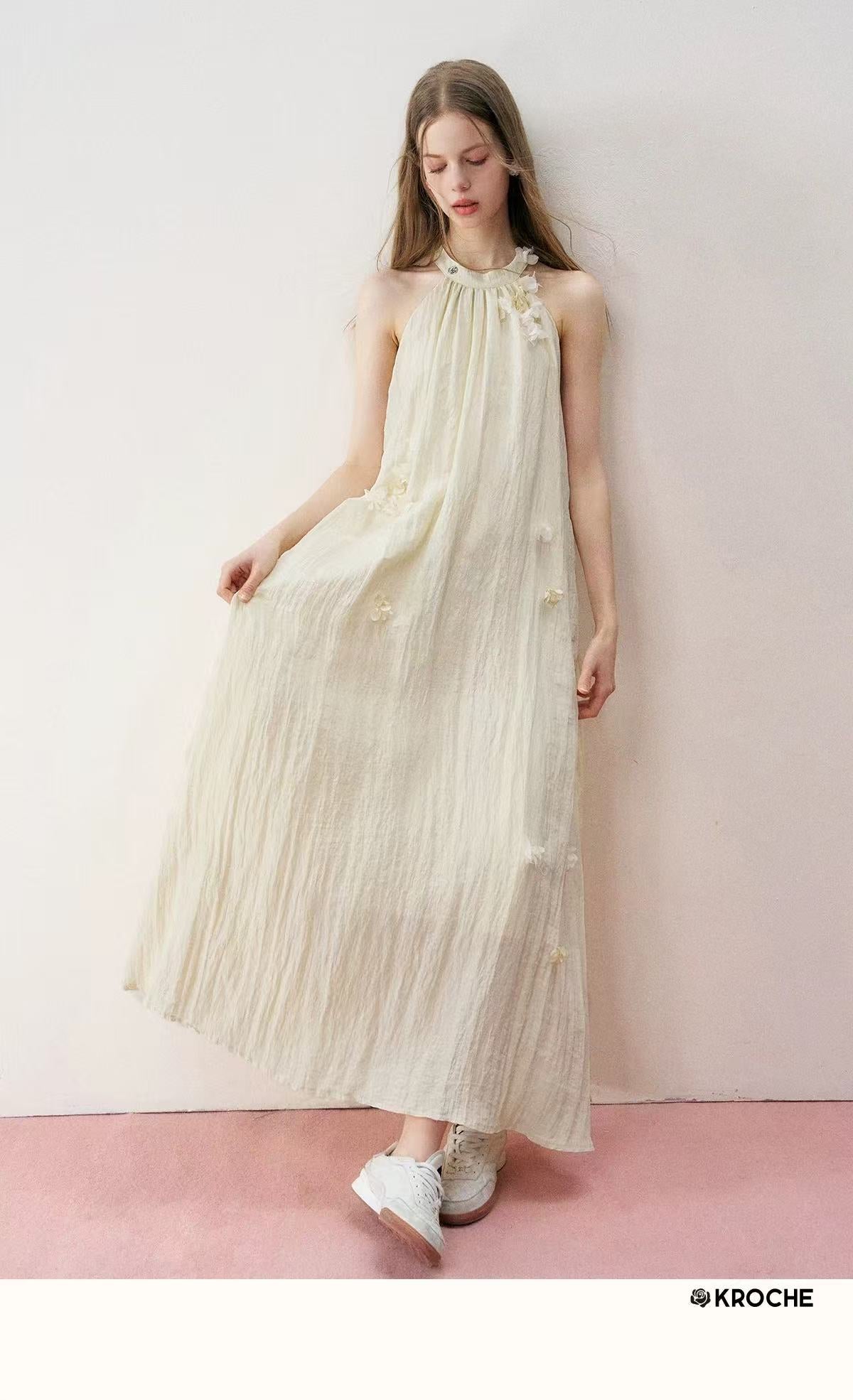 Kroche Hanging neck dress (2length)