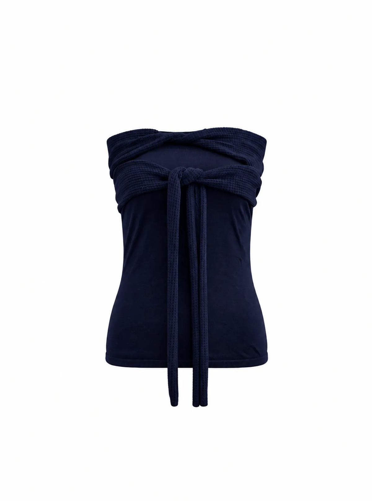 YZZI HE Knitted Strappy Tube Top(2color)