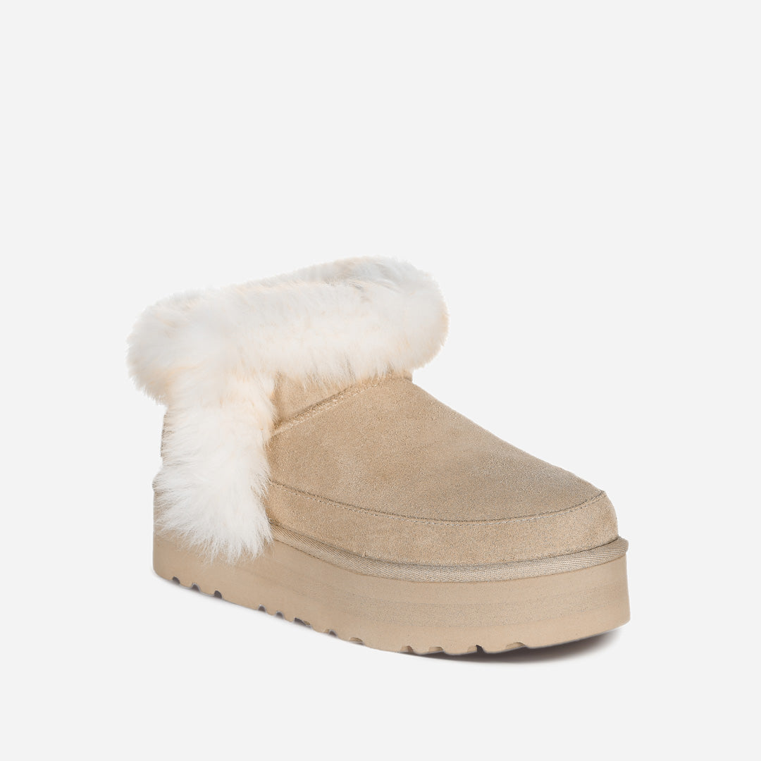 OZLANA UGG OZ0010 CLASSIC ULTRA MINI PLATFORM CHALET