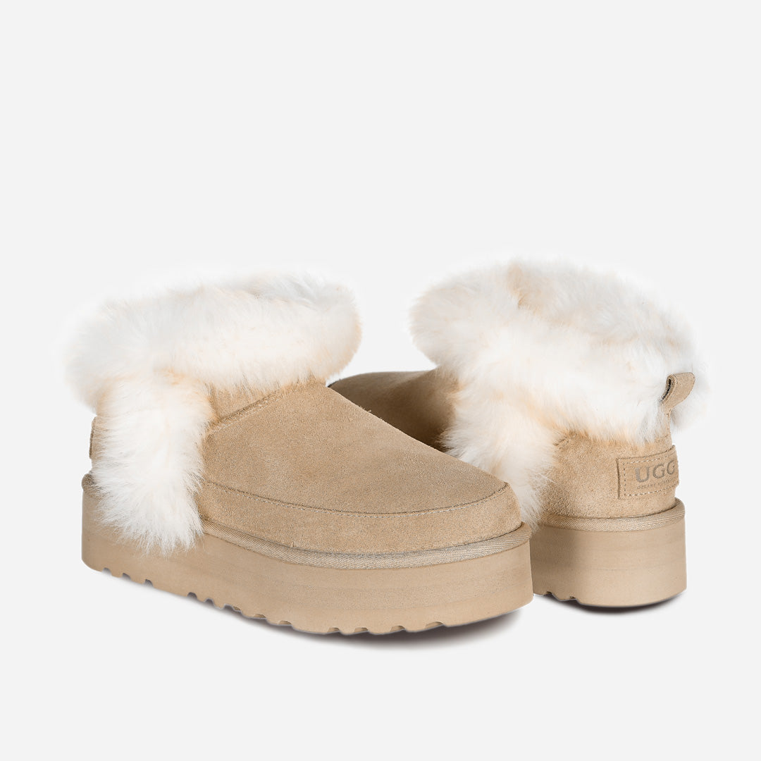 OZLANA UGG OZ0010 CLASSIC ULTRA MINI PLATFORM CHALET