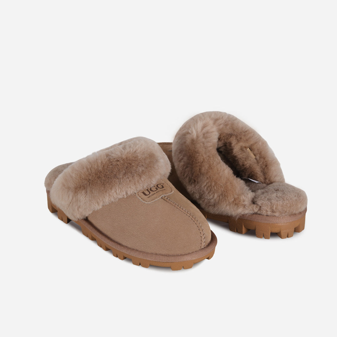 OZLANA UGG OZ3001 CLASSIC COQUETTE SLIPPER (DETACHABLE FEATURE)