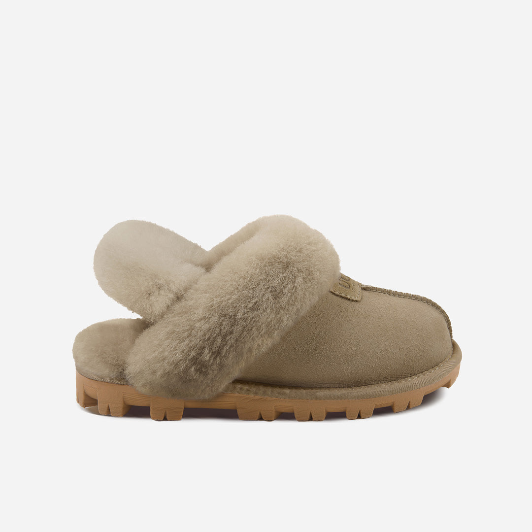 OZLANA UGG OZ3001 CLASSIC COQUETTE SLIPPER (DETACHABLE FEATURE)