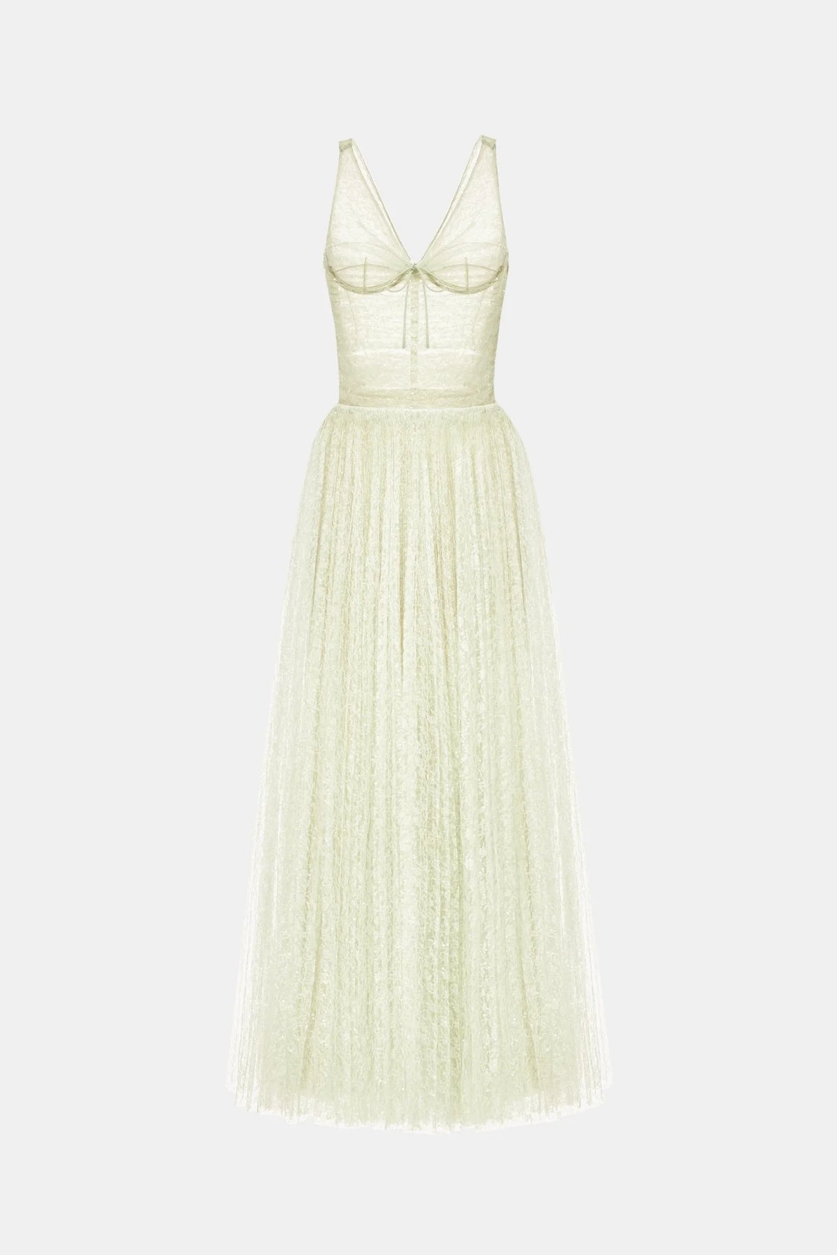 Montsand Mint Drapped Maxi Dress