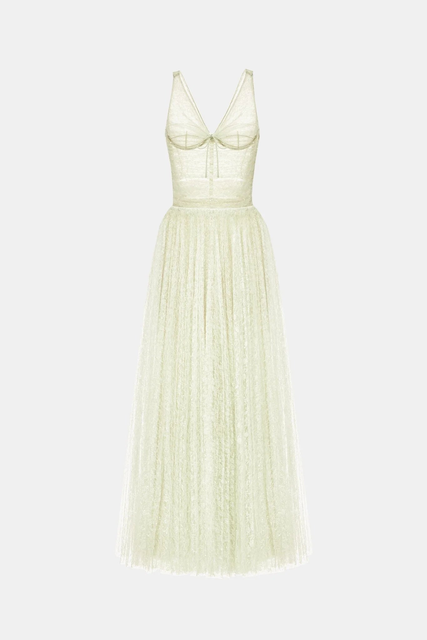 Montsand Mint Drapped Maxi Dress