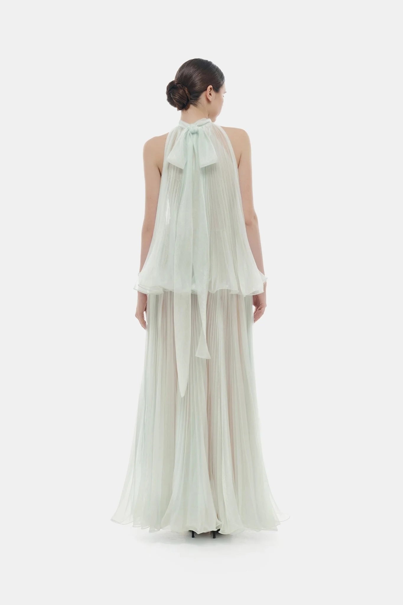 Montsand Mint Pleated Dress
