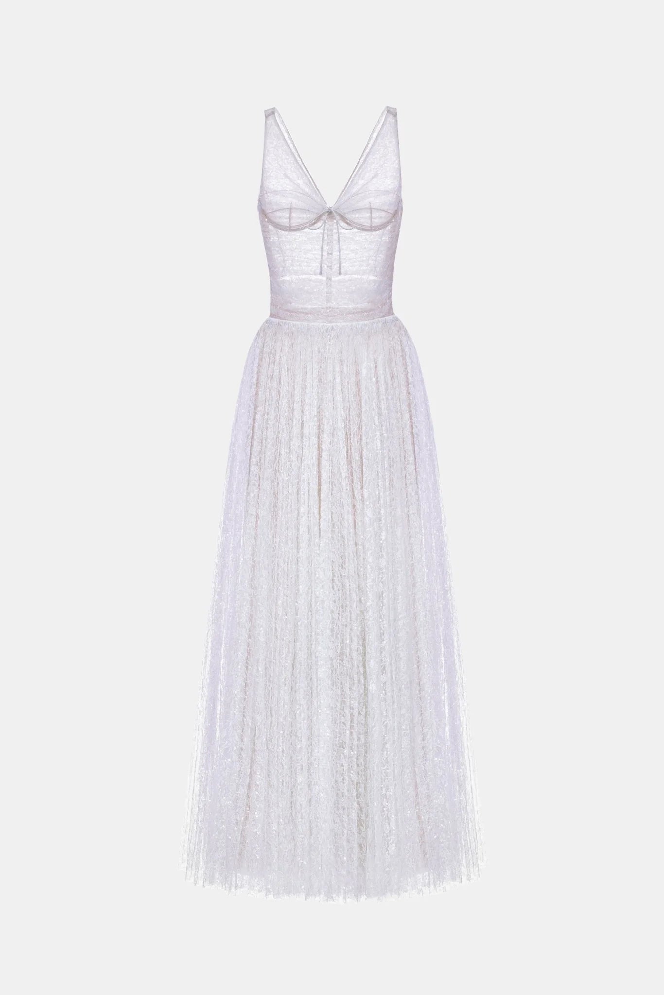 Montsand Violet Drapped Maxi Dress
