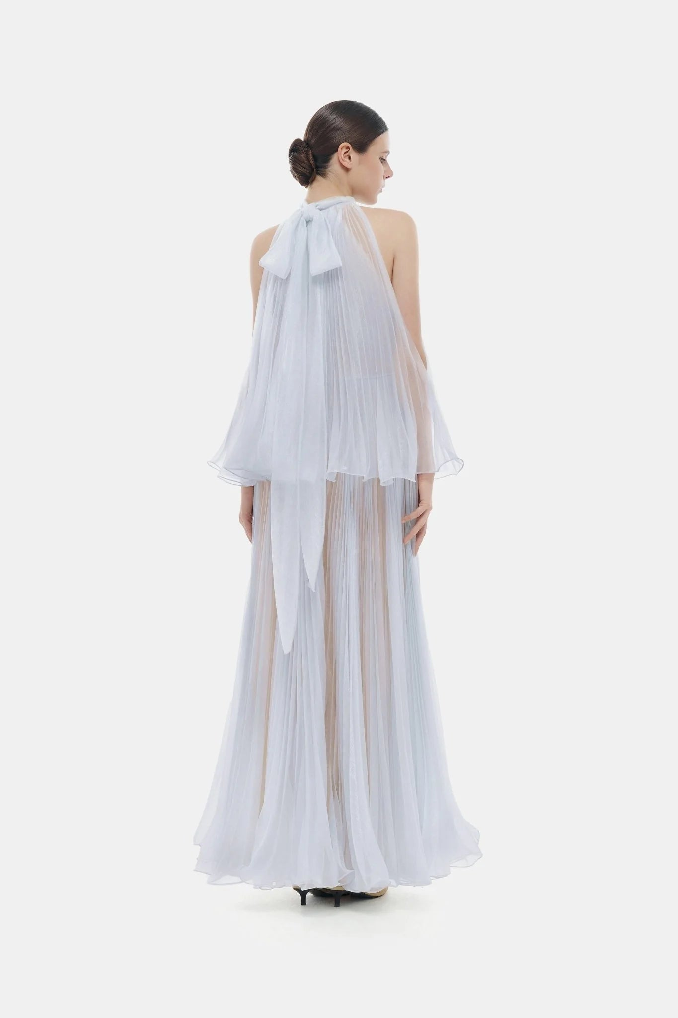 Montsand Violet Pleated Dress