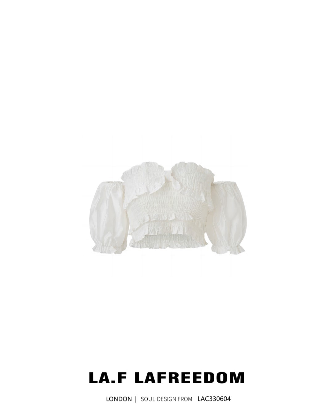 Lafreedom pearl white Off Shoulder
