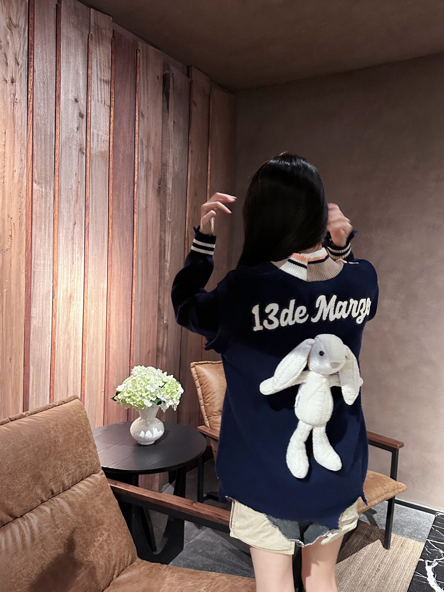 13DE MARZO Malposition Logo Broken Sweater