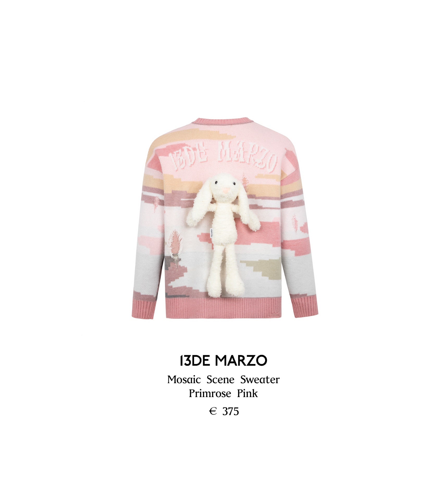 13DE MARZO Mosaic Scene Sweater