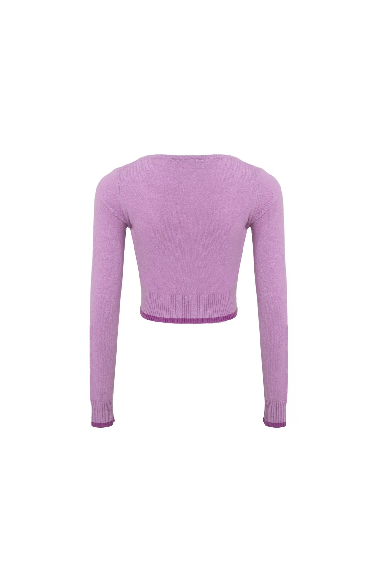 ANN ANDELMAN purple Hanging Cardigan