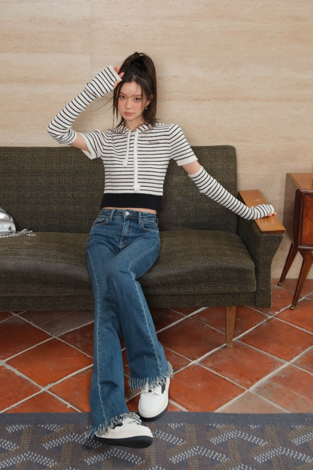 LAFREEDOM SALE Damaged flared jeans