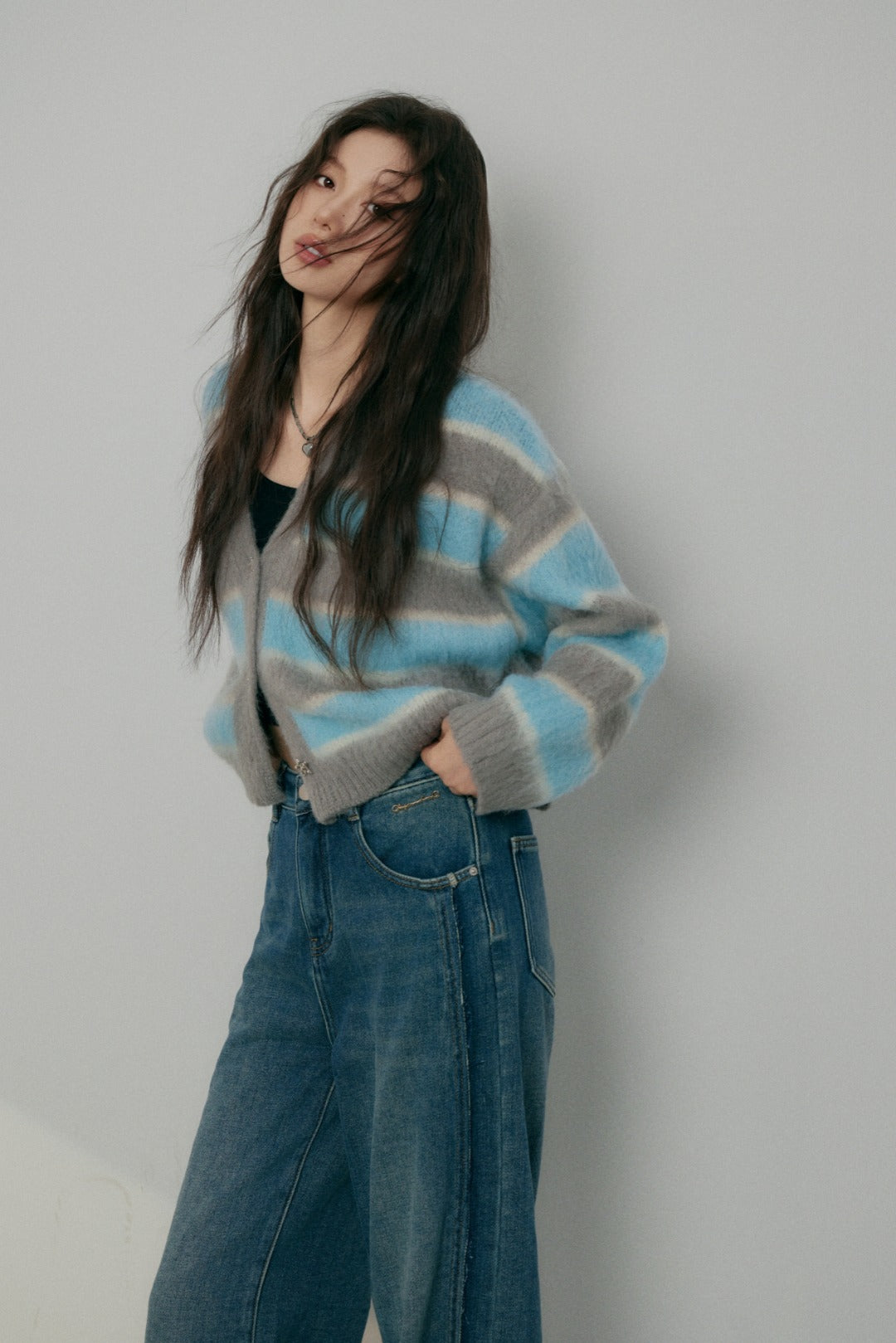 LAFREEDOM Lazy striped jacket