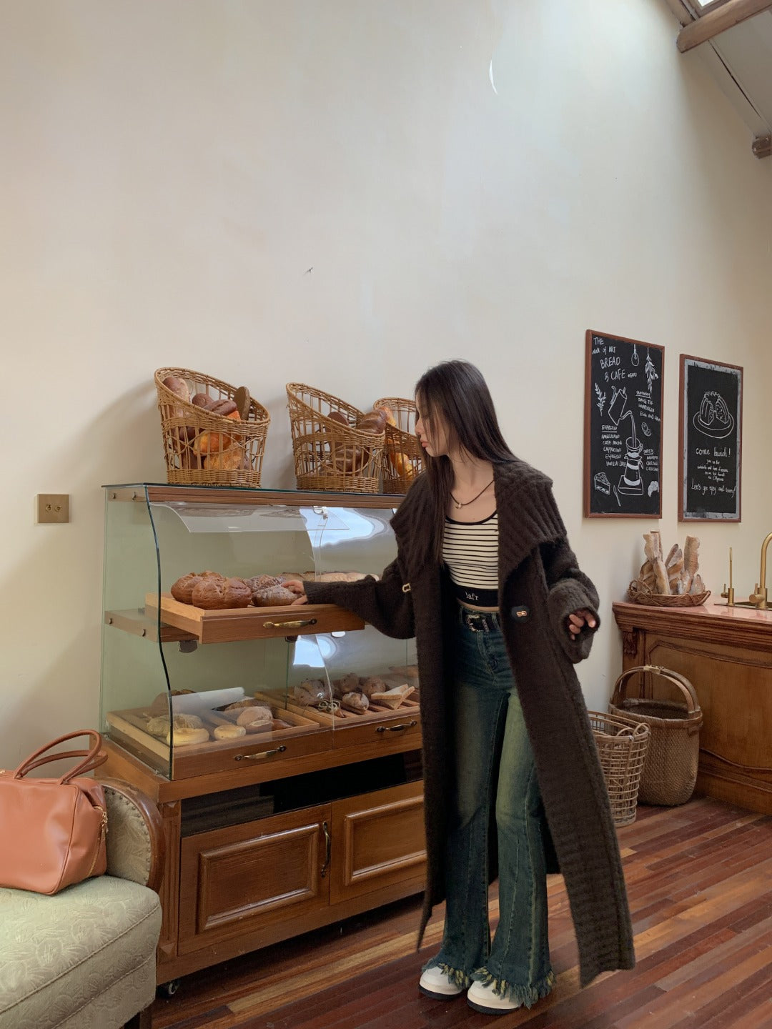 LAFREEDOM Oversize Knit Cardigan