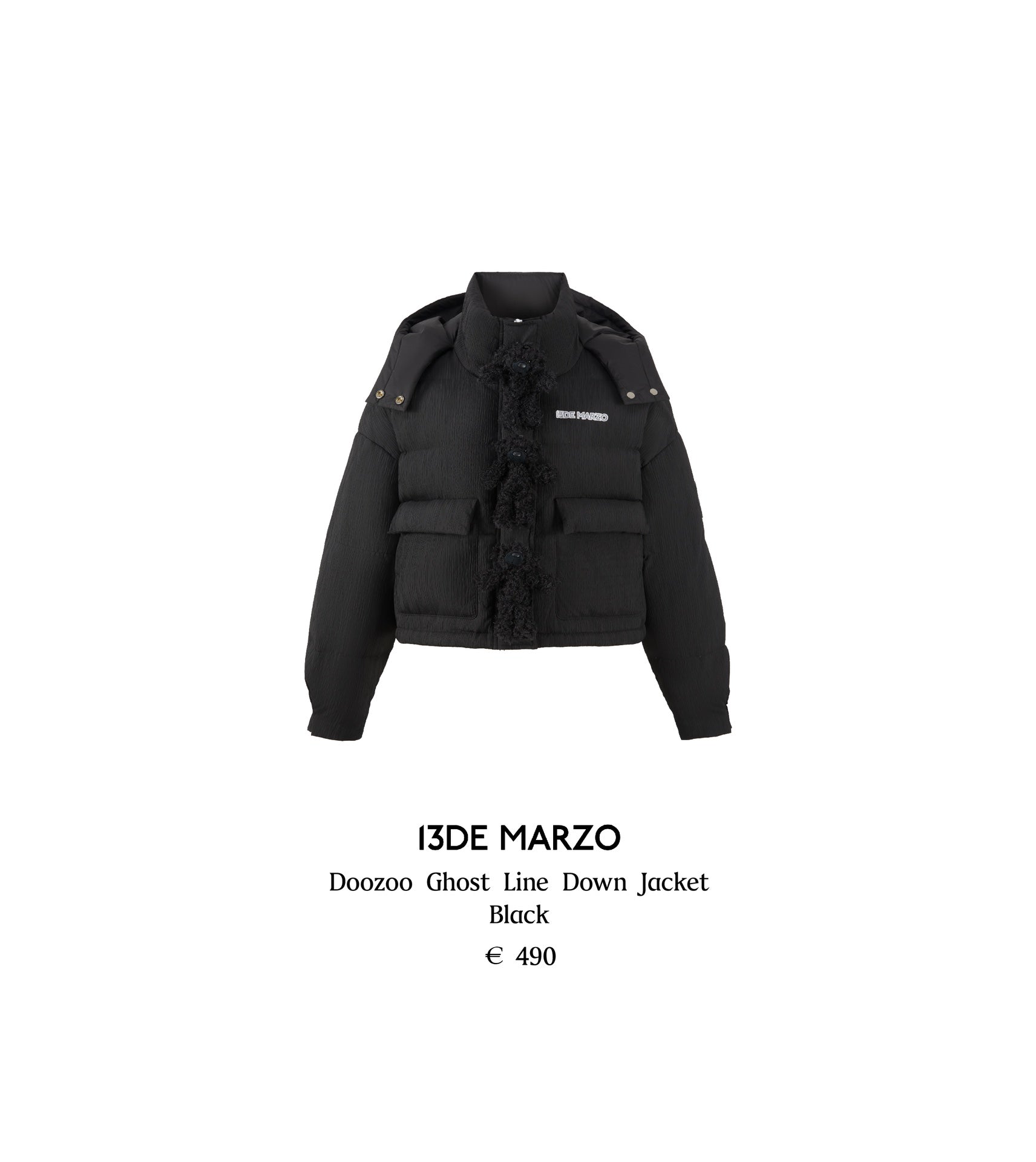 13DE MARZO Doozoo Ghost Line Down Jacket