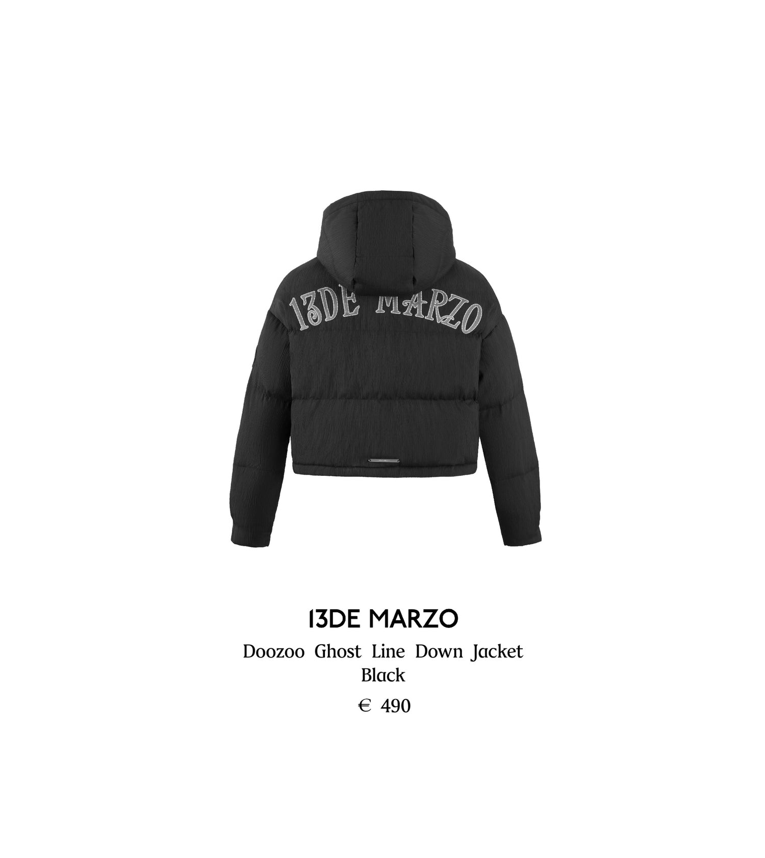 13DE MARZO Doozoo Ghost Line Down Jacket