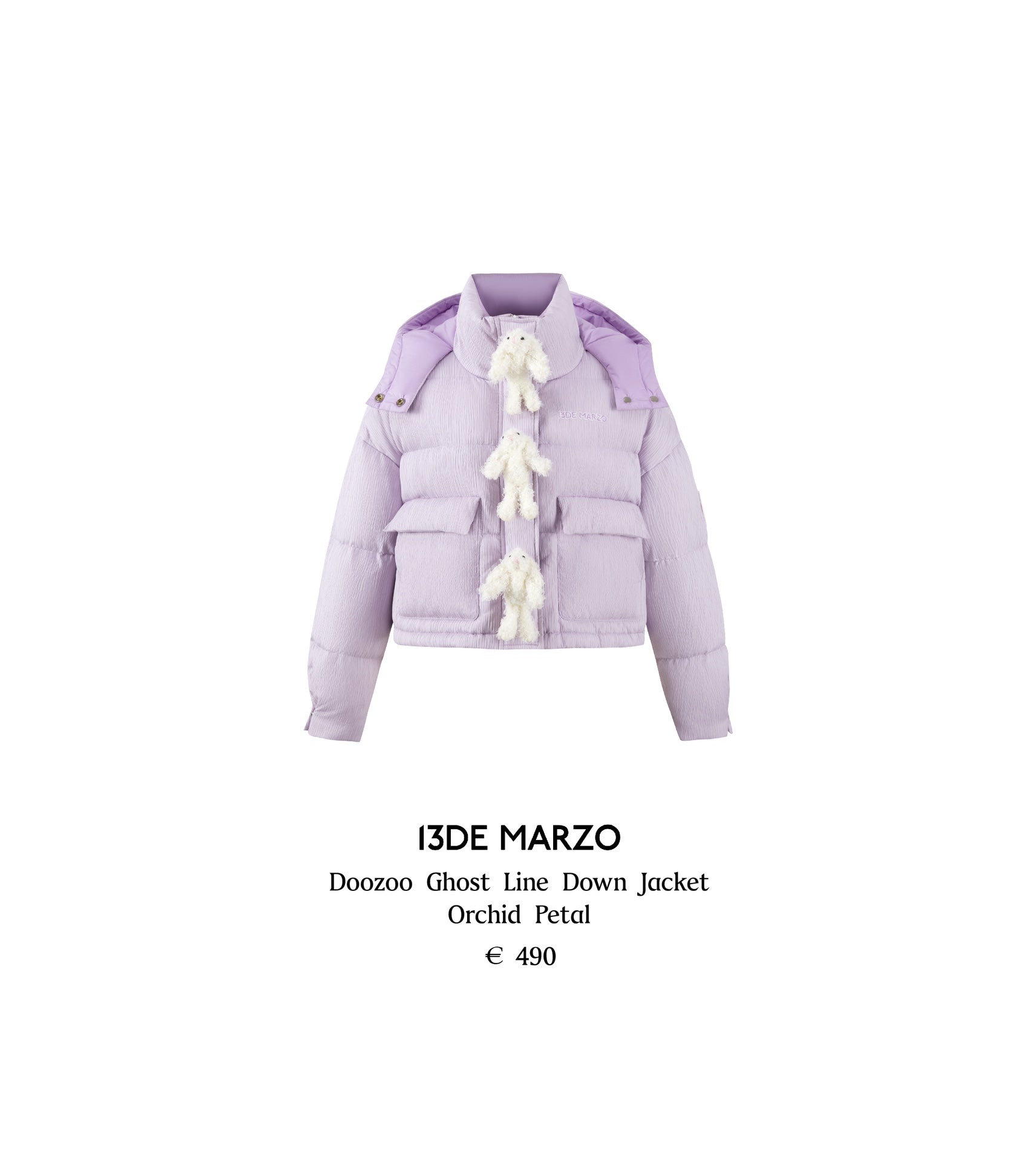 13DE MARZO Doozoo Ghost Line Down Jacket