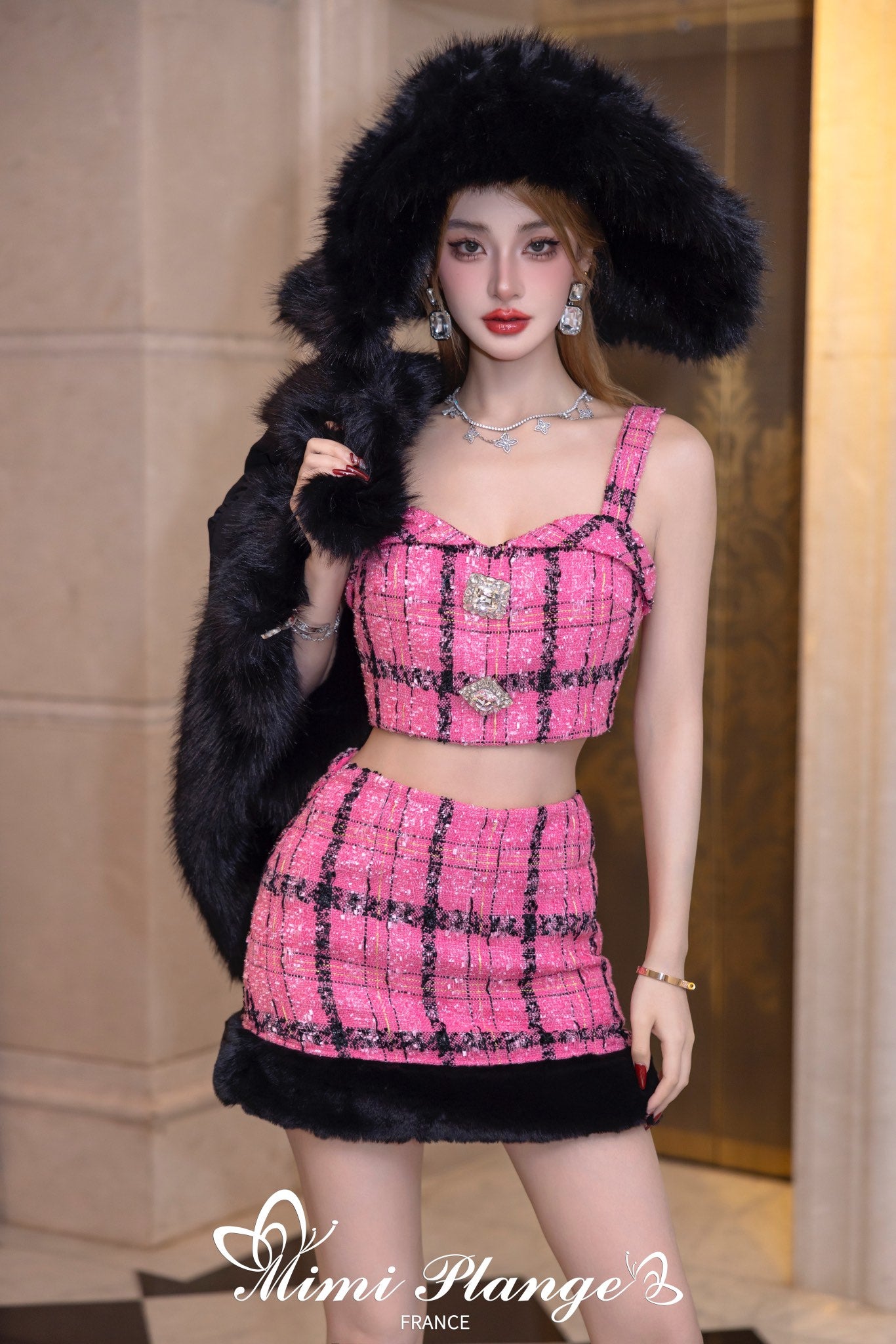 Mimi Plange WINTER CONCERTO Rose Pink Set