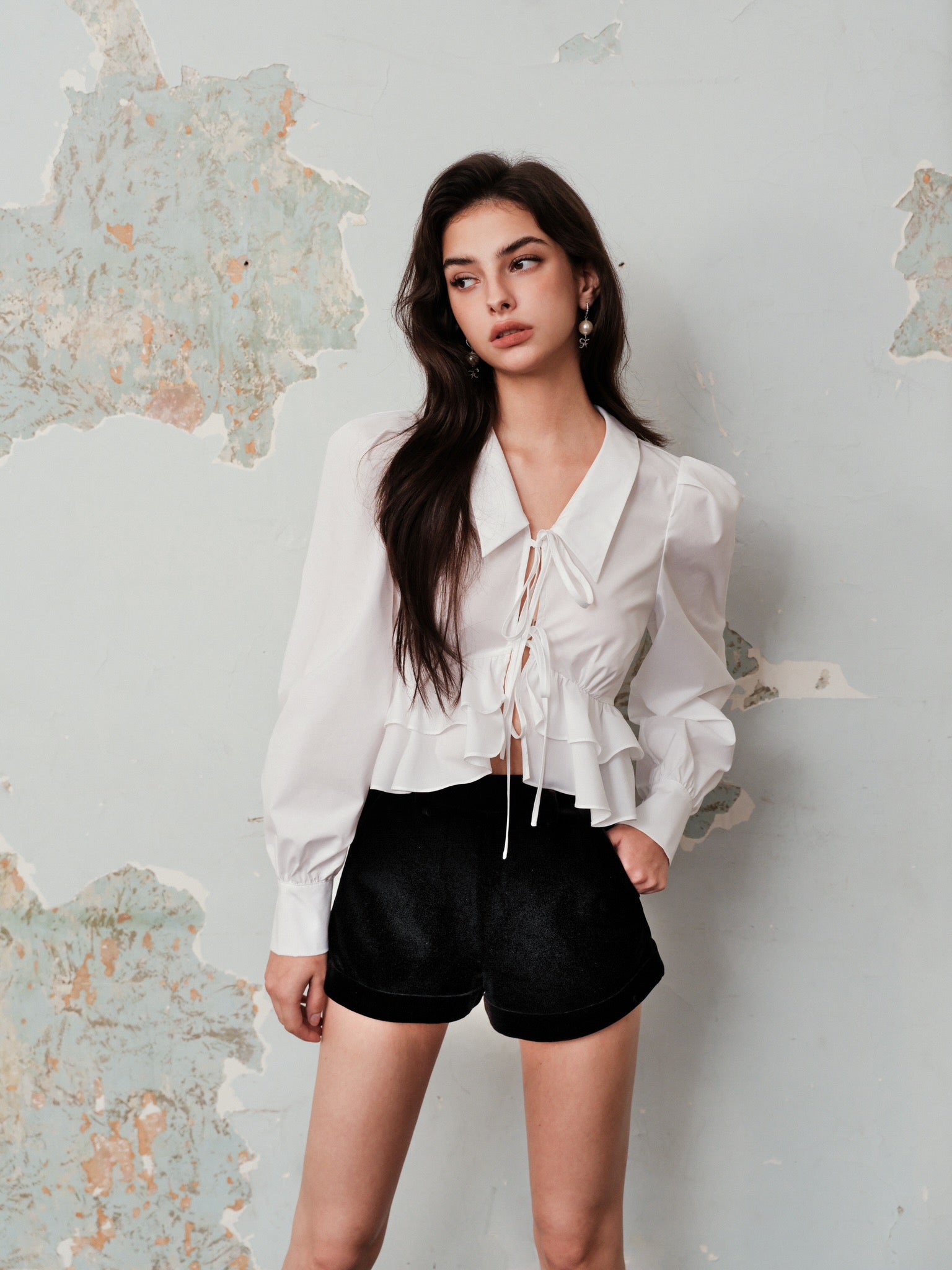 ROCHA ROMA Ruffled Shirt